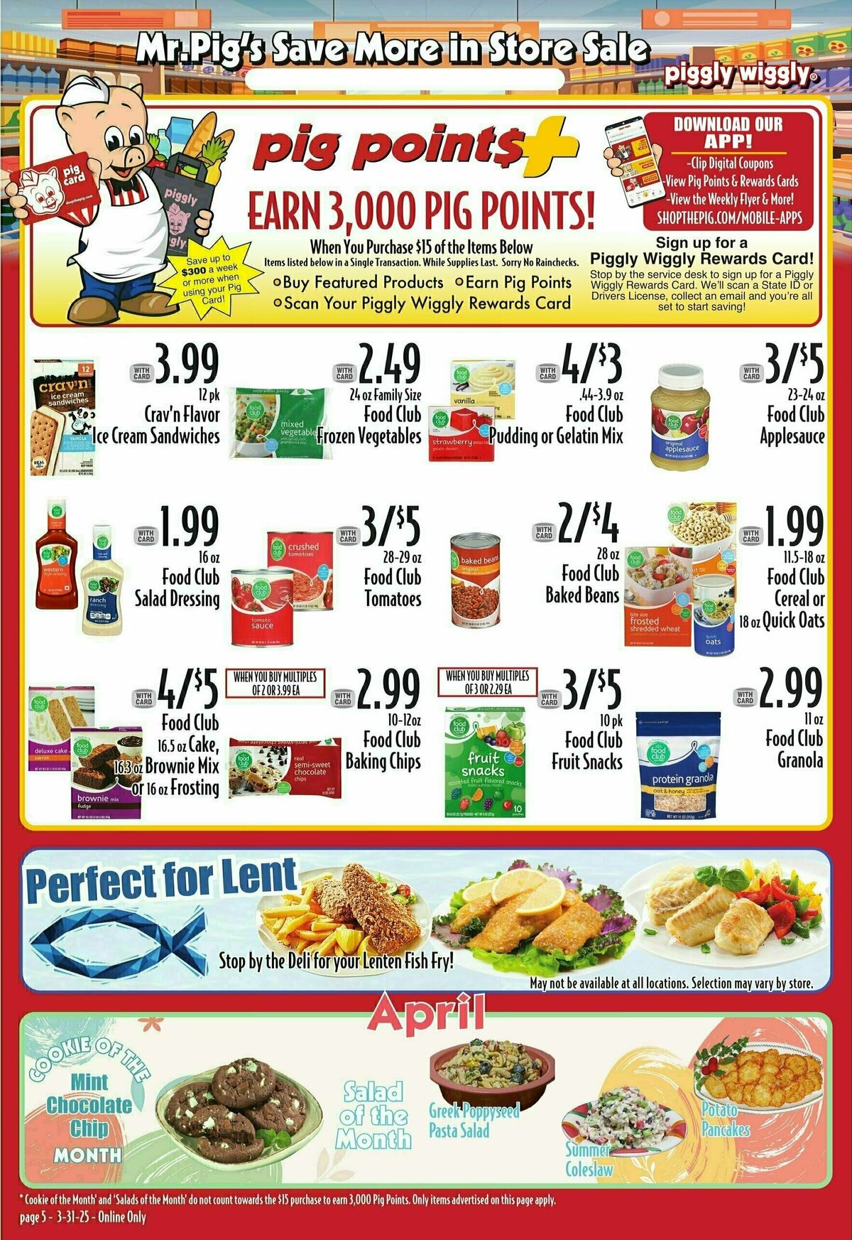 Piggly Wiggly Weekly Ad from April 2