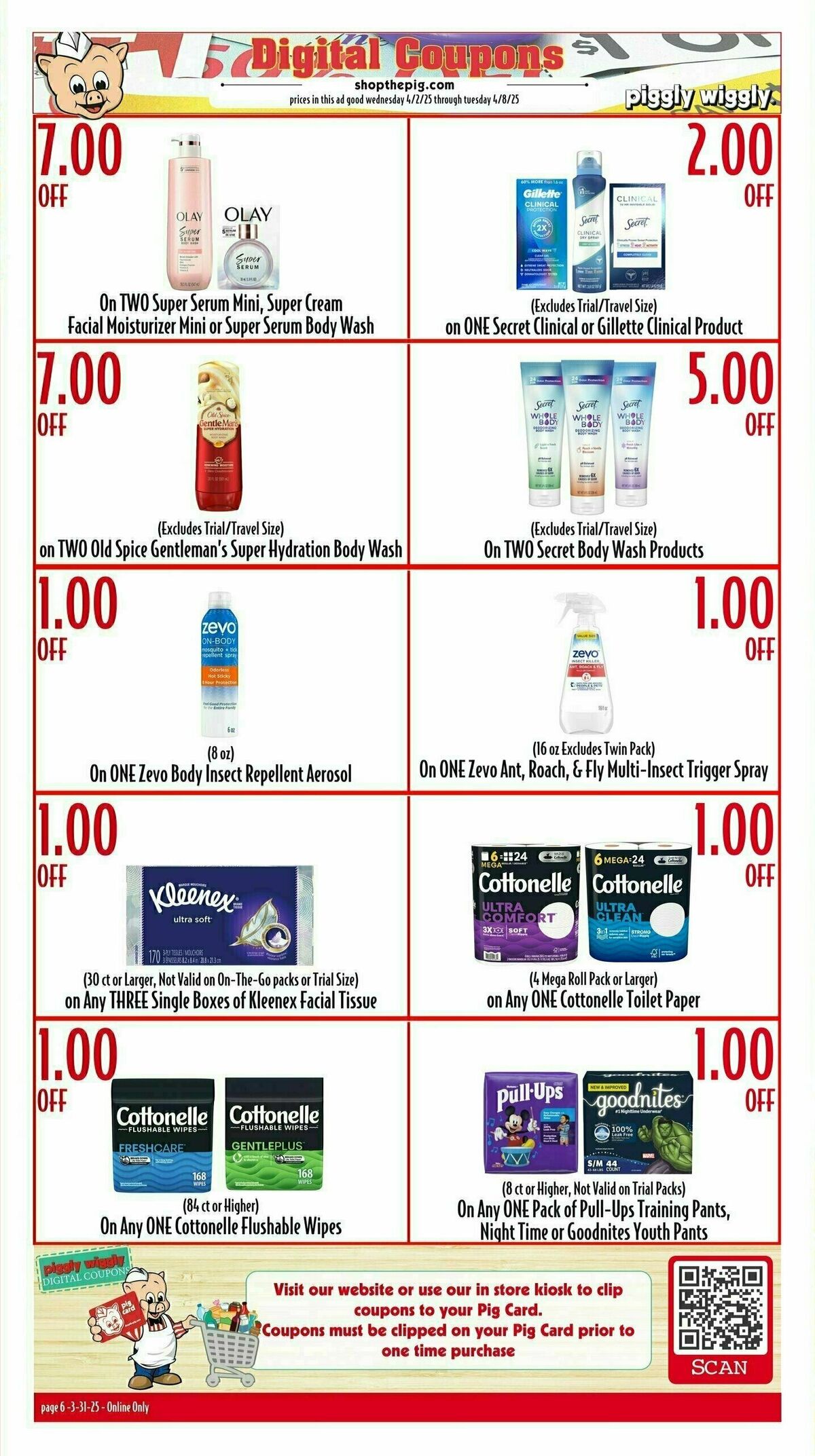 Piggly Wiggly Weekly Ad from April 2