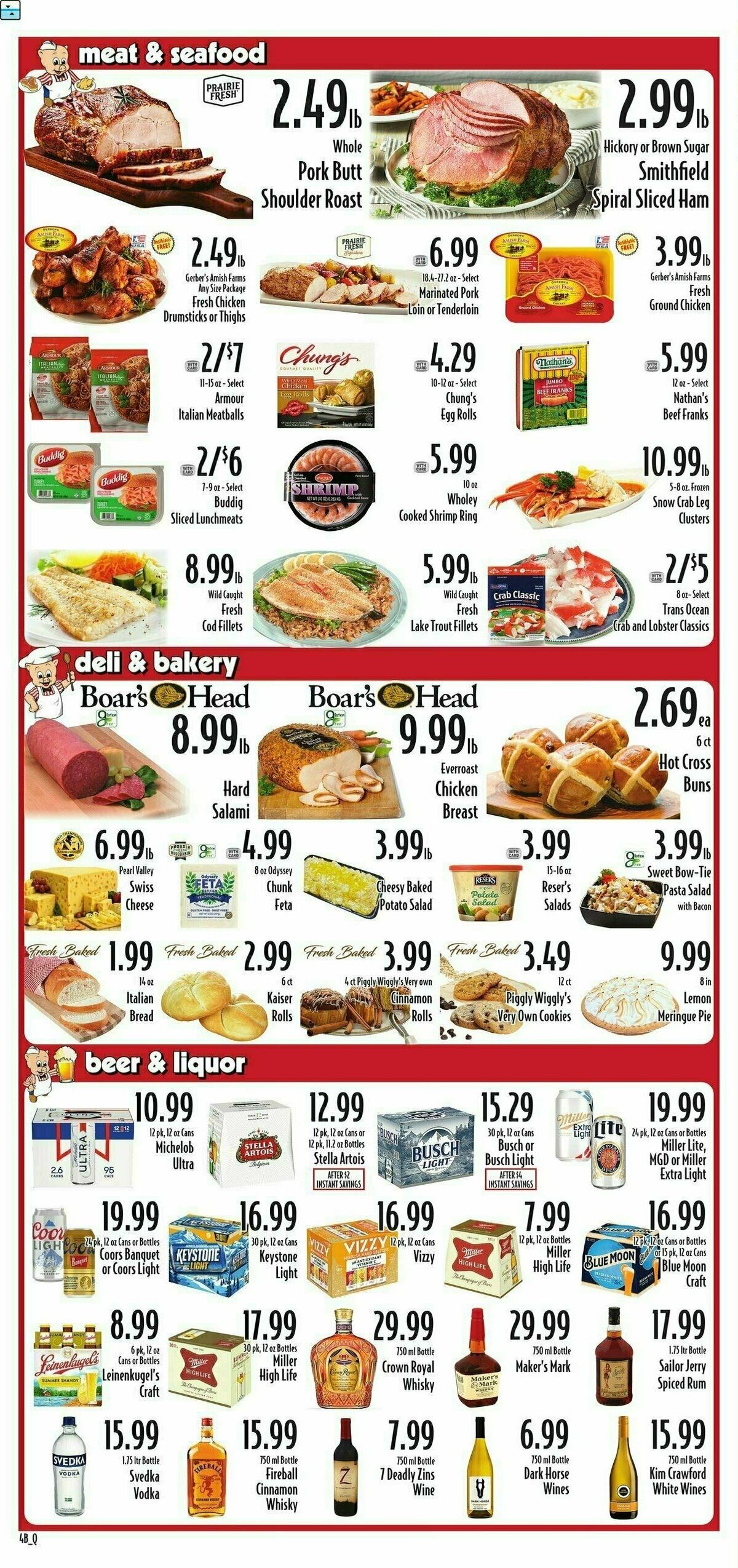 Piggly Wiggly Weekly Ad from April 9