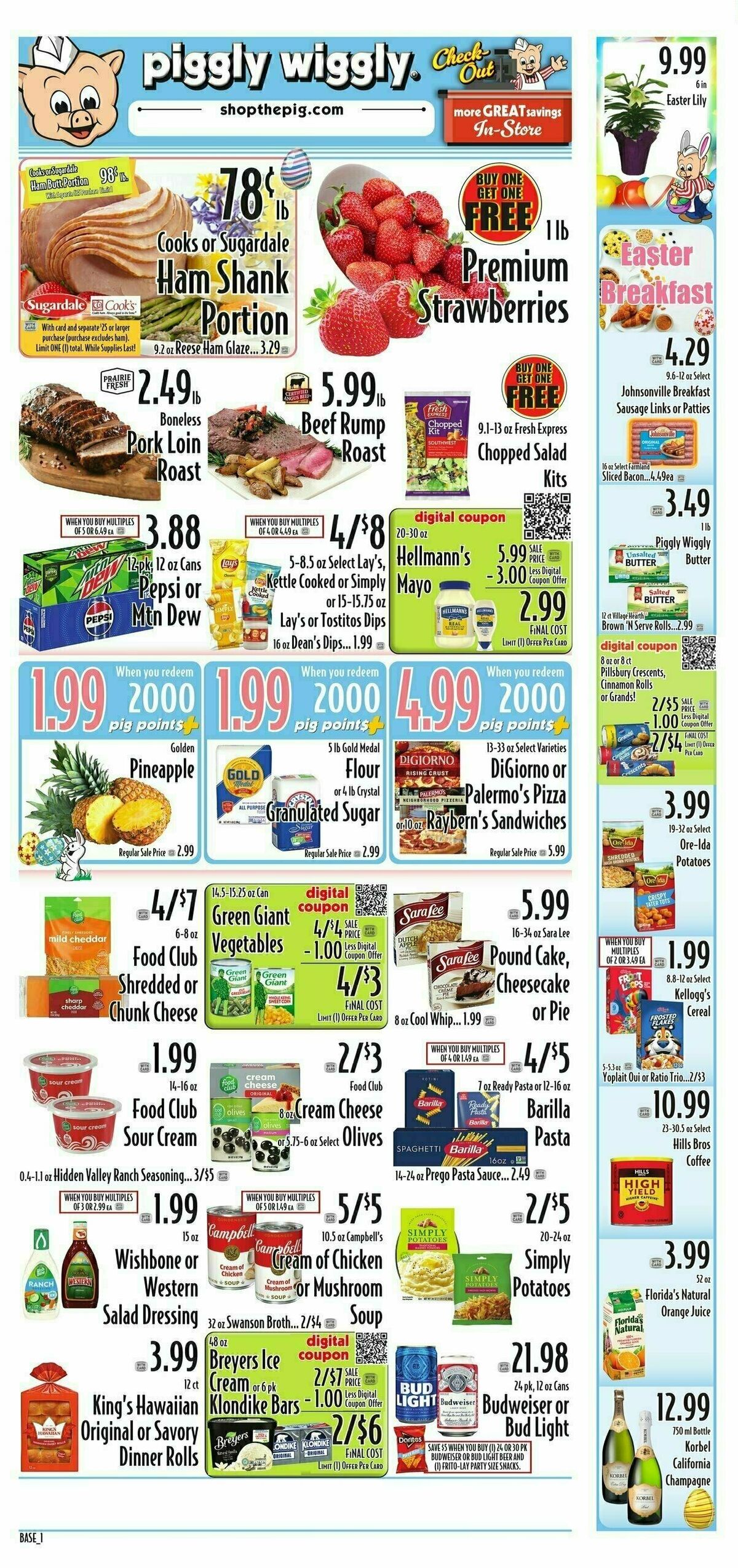 Piggly Wiggly Weekly Ad from April 16