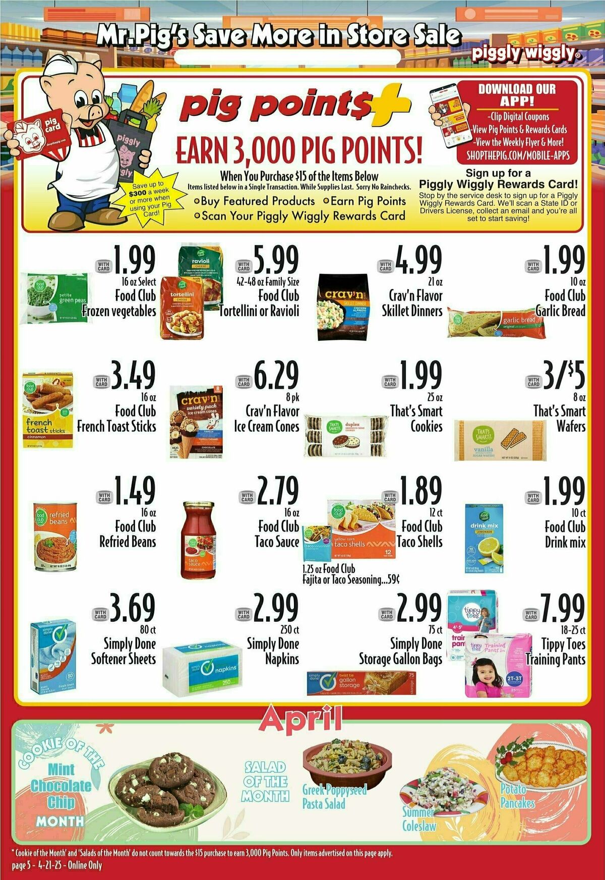 Piggly Wiggly Weekly Ad from April 23