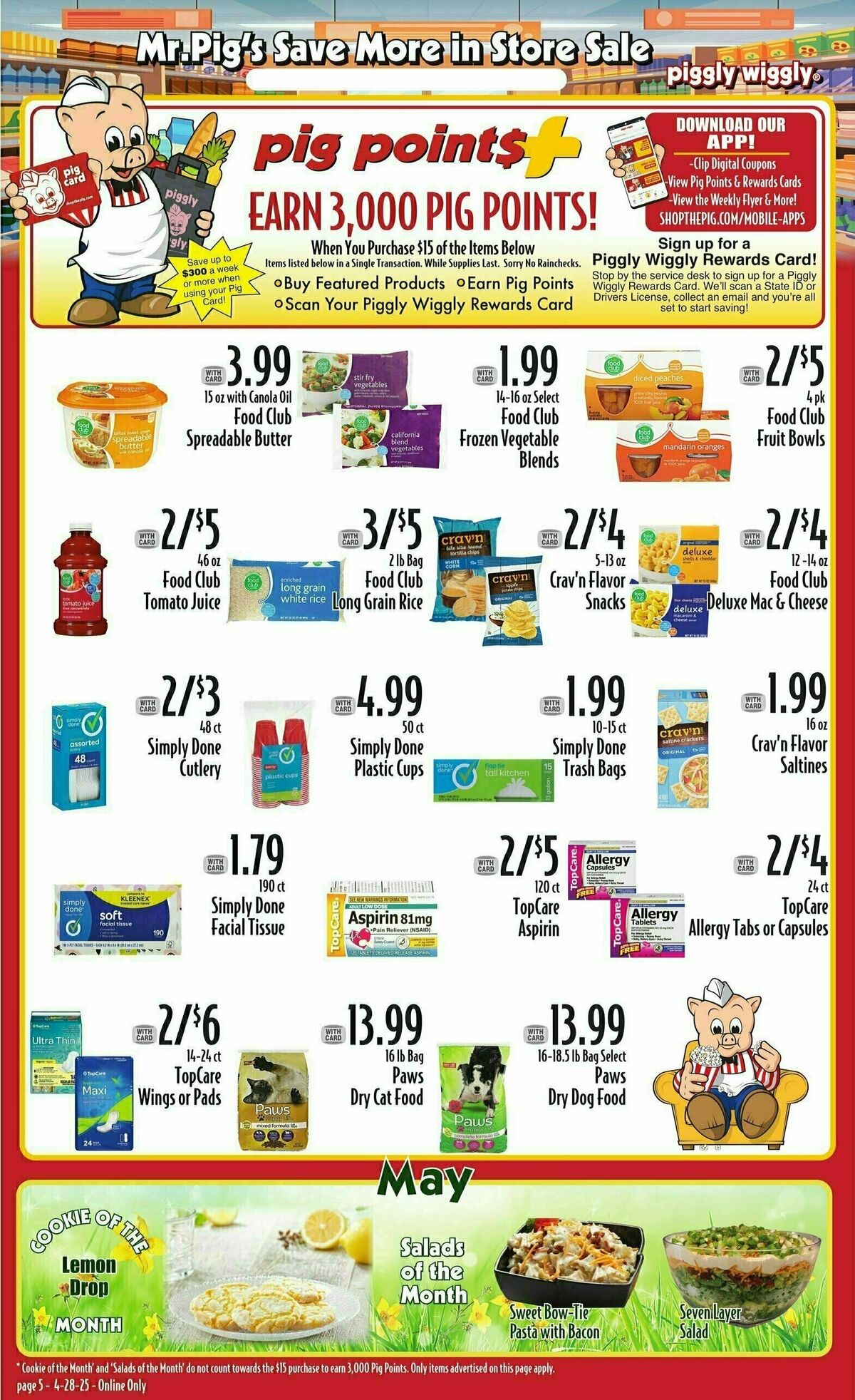 Piggly Wiggly Weekly Ad from April 30