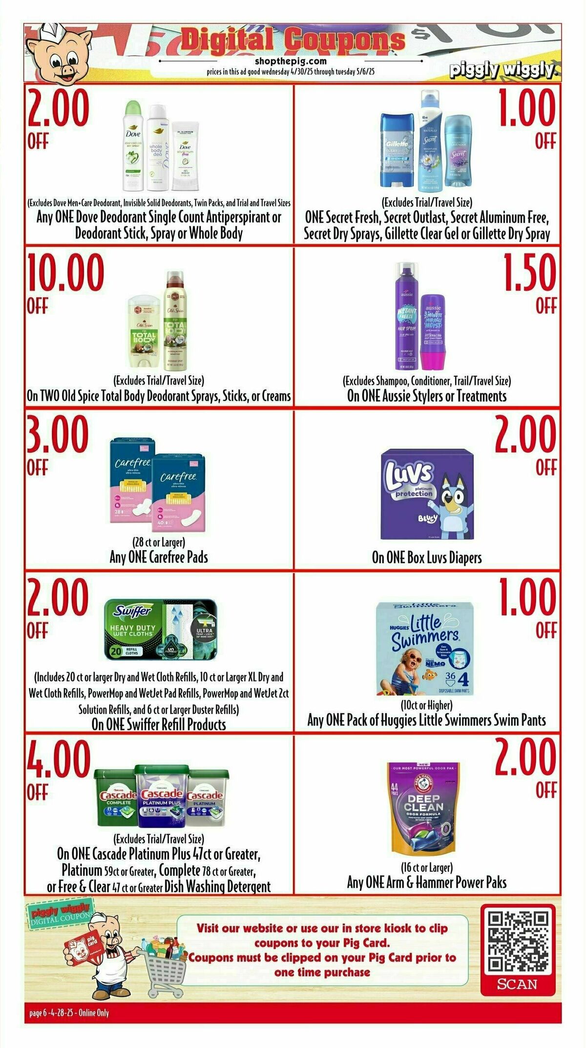 Piggly Wiggly Weekly Ad from April 30