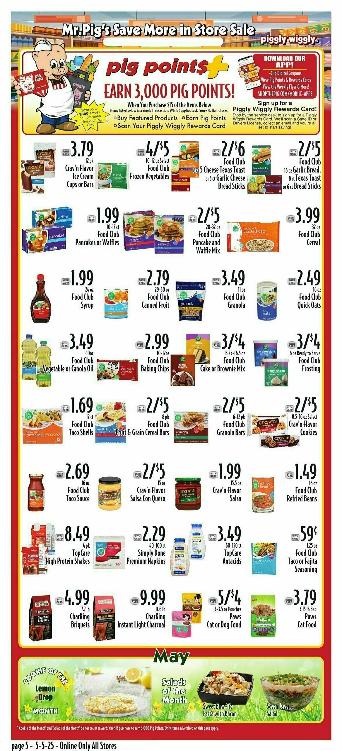 Piggly Wiggly Weekly Ad from May 7
