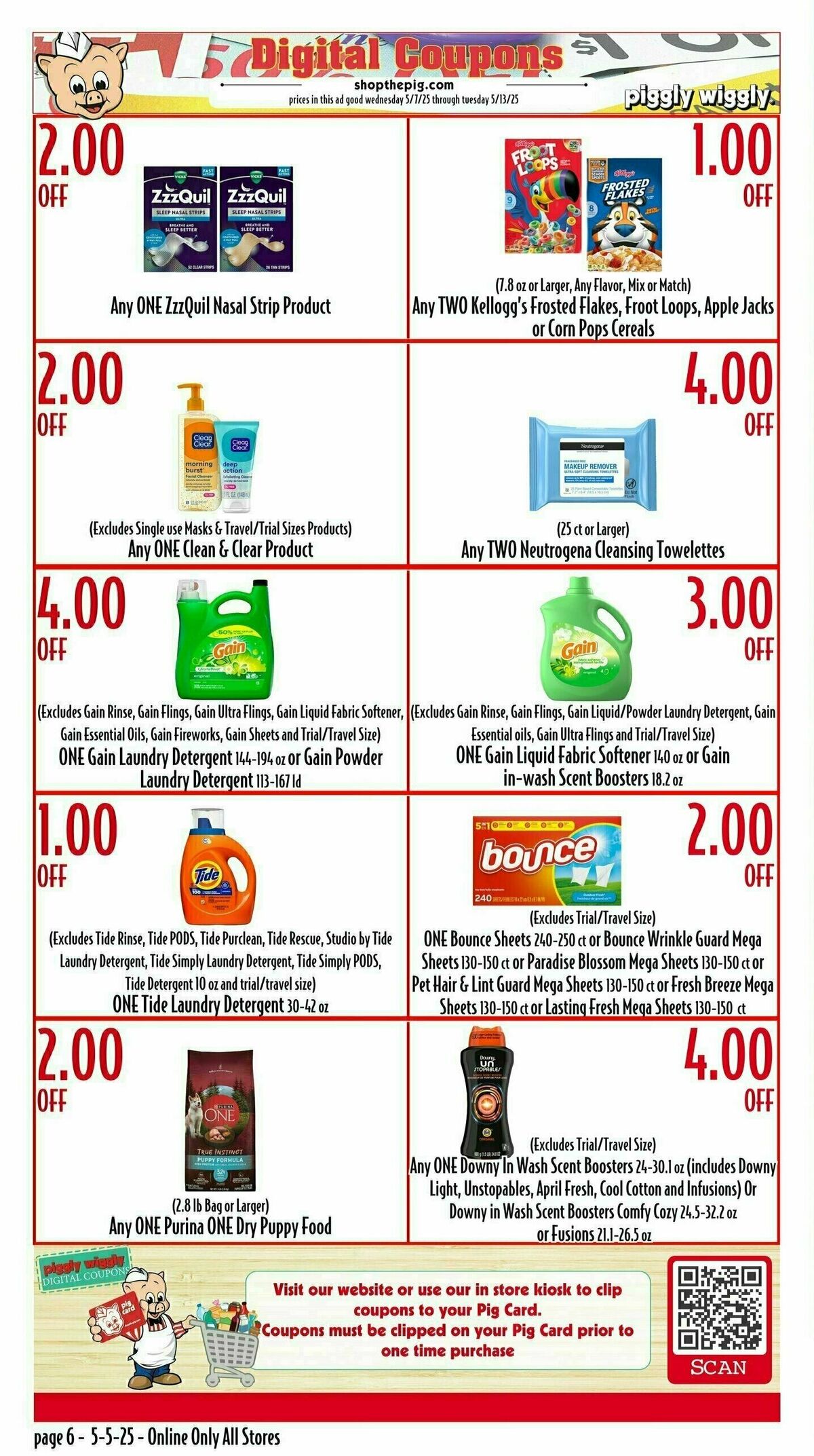 Piggly Wiggly Weekly Ad from May 7