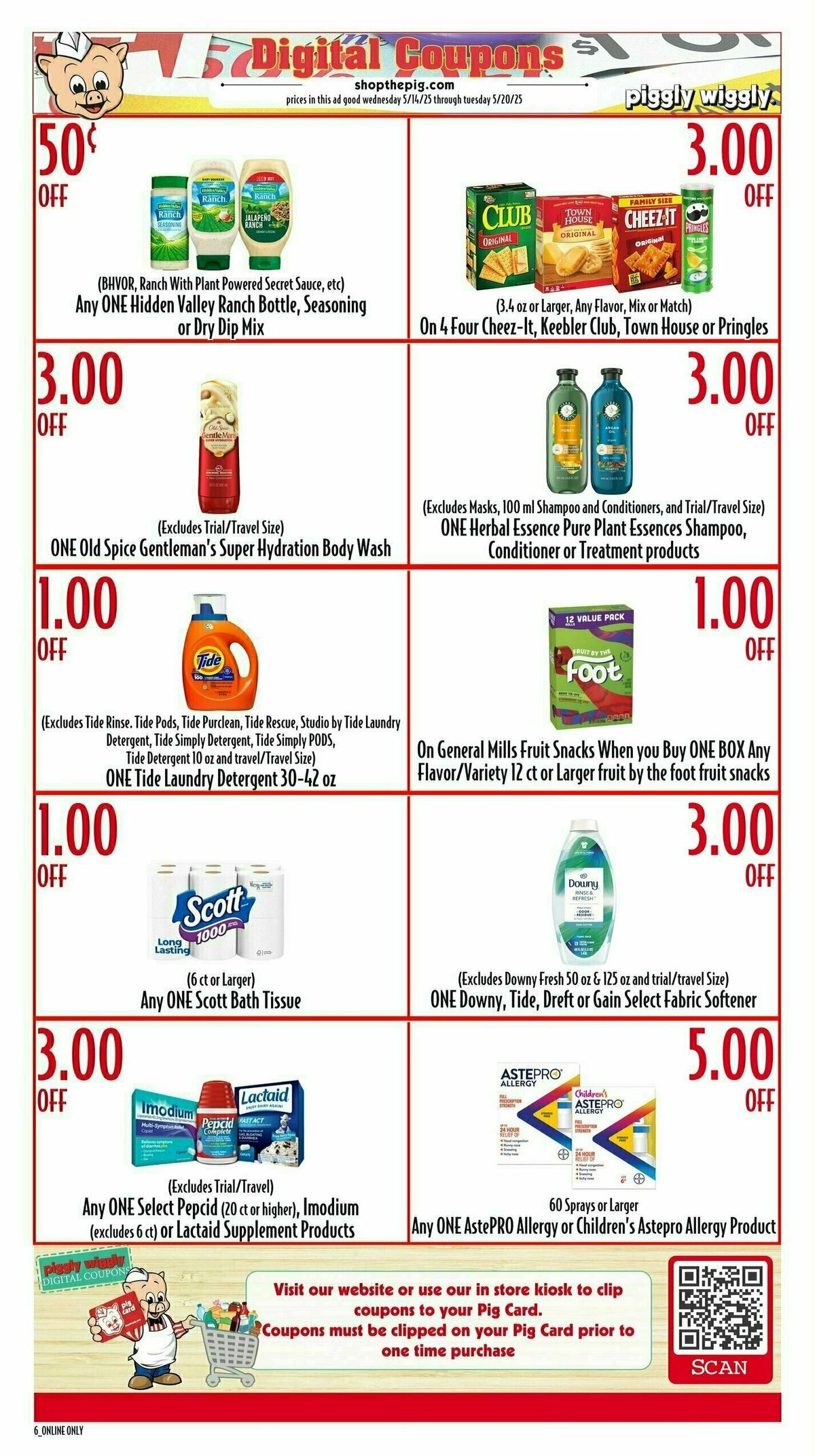 Piggly Wiggly Weekly Ad from May 14
