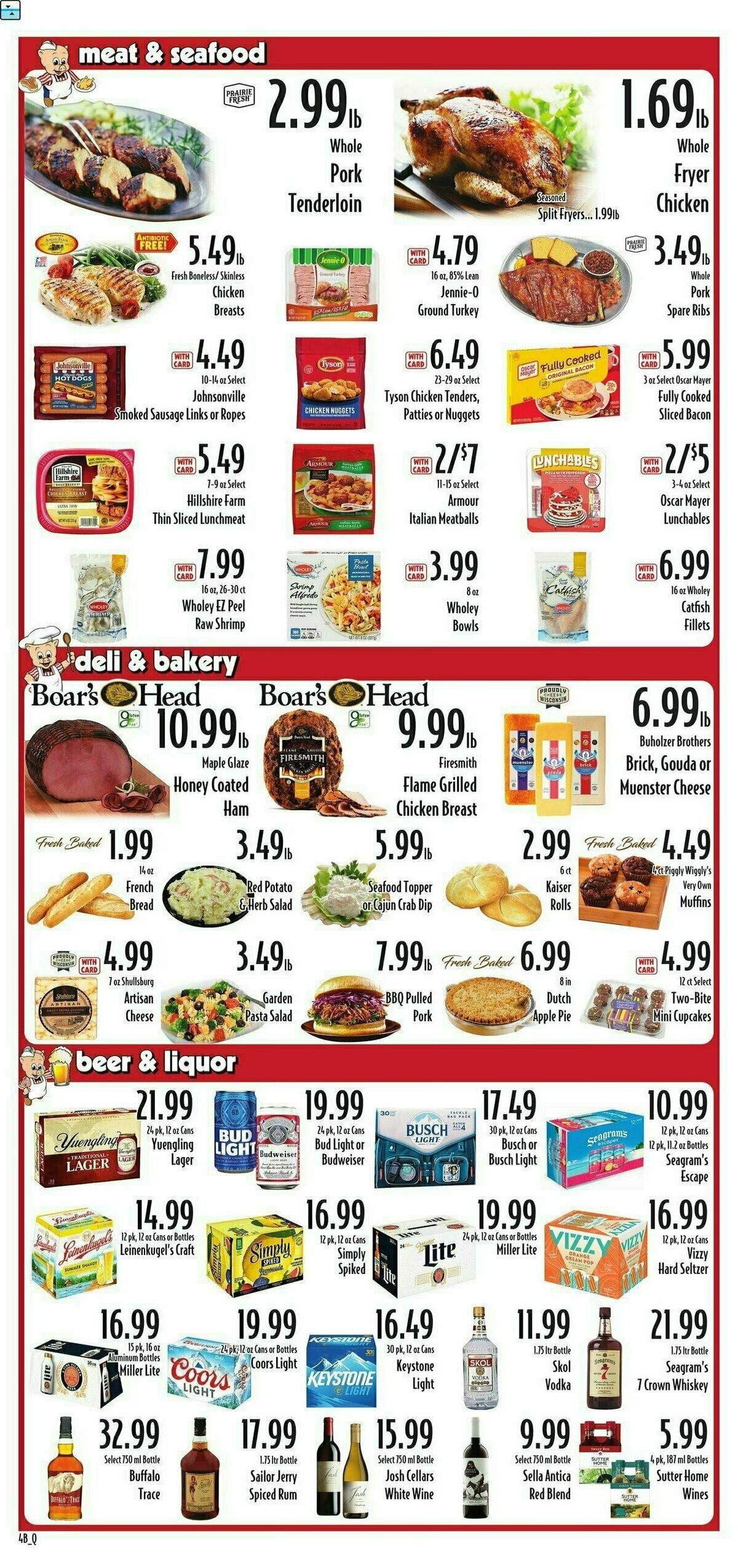 Piggly Wiggly Weekly Ad from June 4