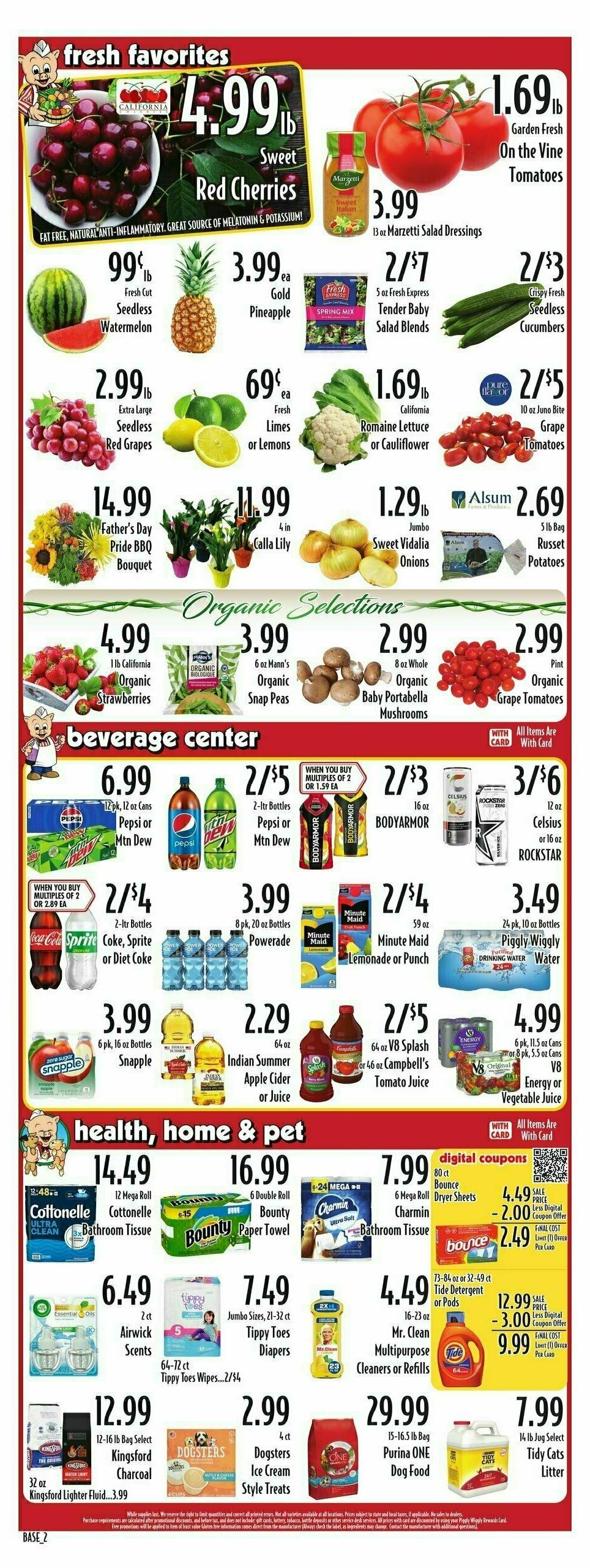 Piggly Wiggly Weekly Ad from June 11