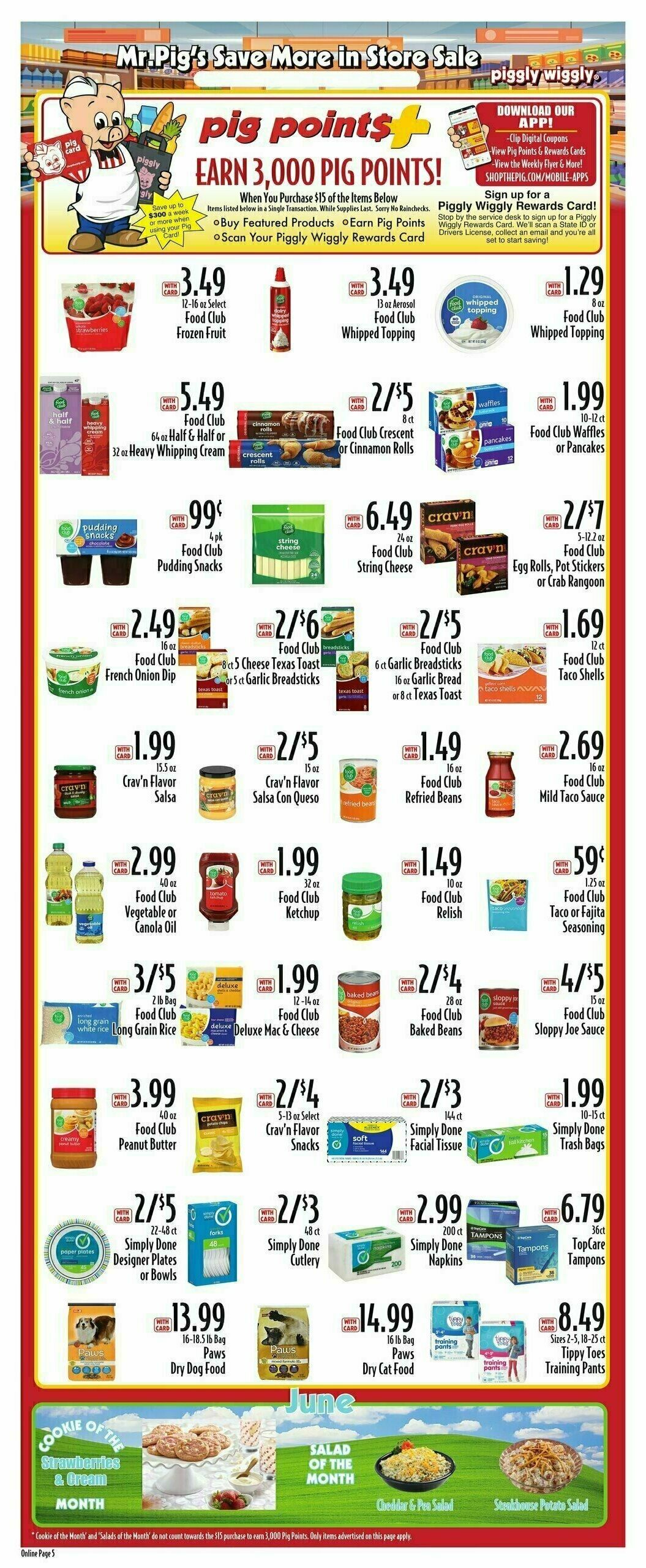 Piggly Wiggly Weekly Ad from June 11