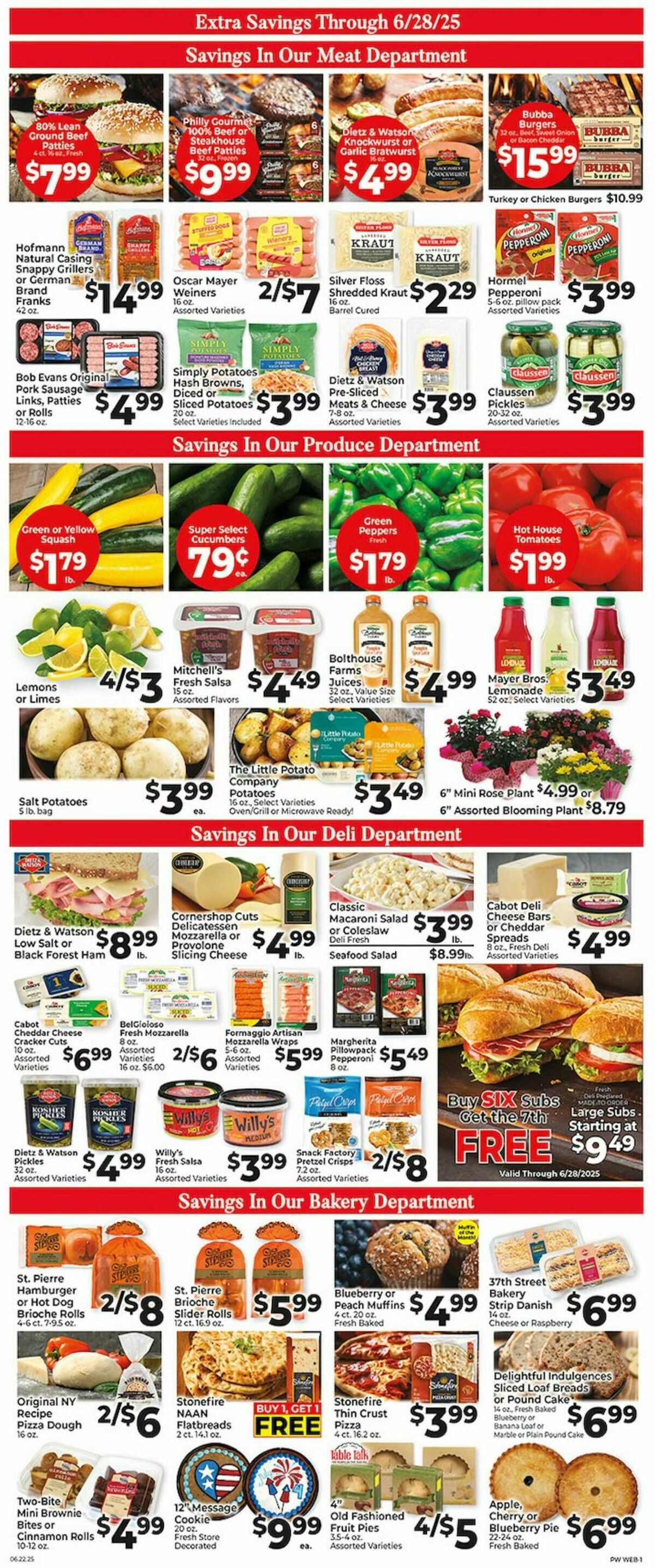 Piggly Wiggly Weekly Ad from June 22