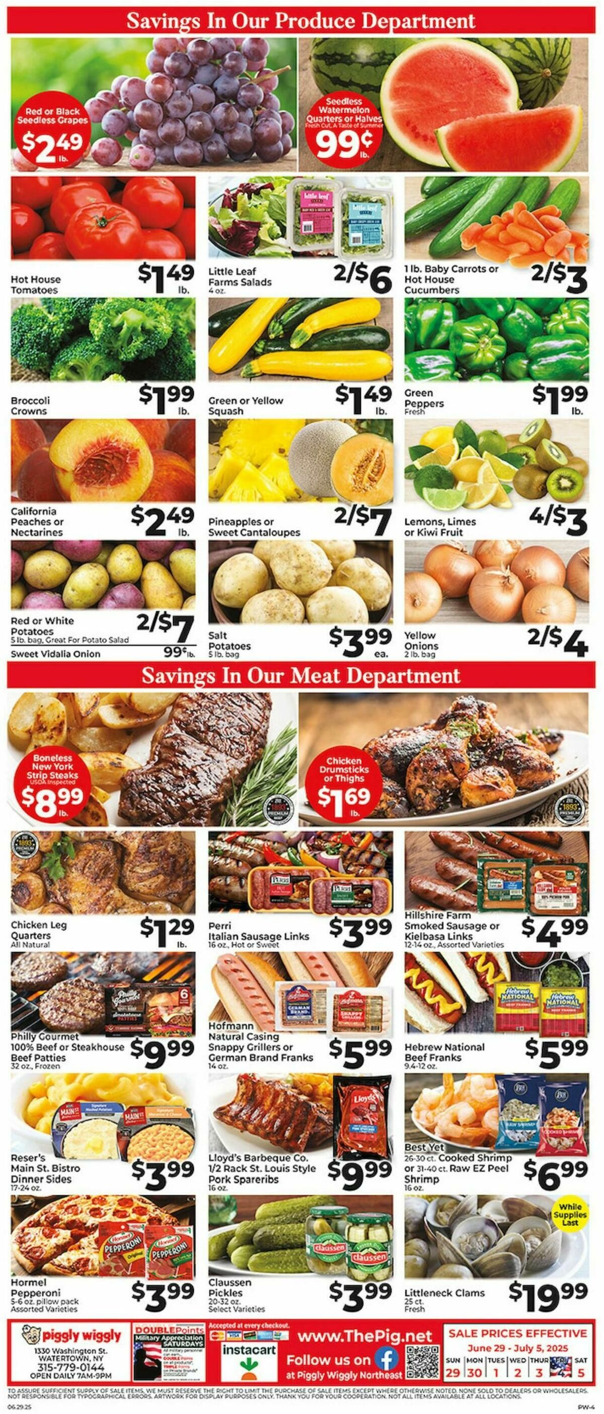 Piggly Wiggly Weekly Ad from June 29
