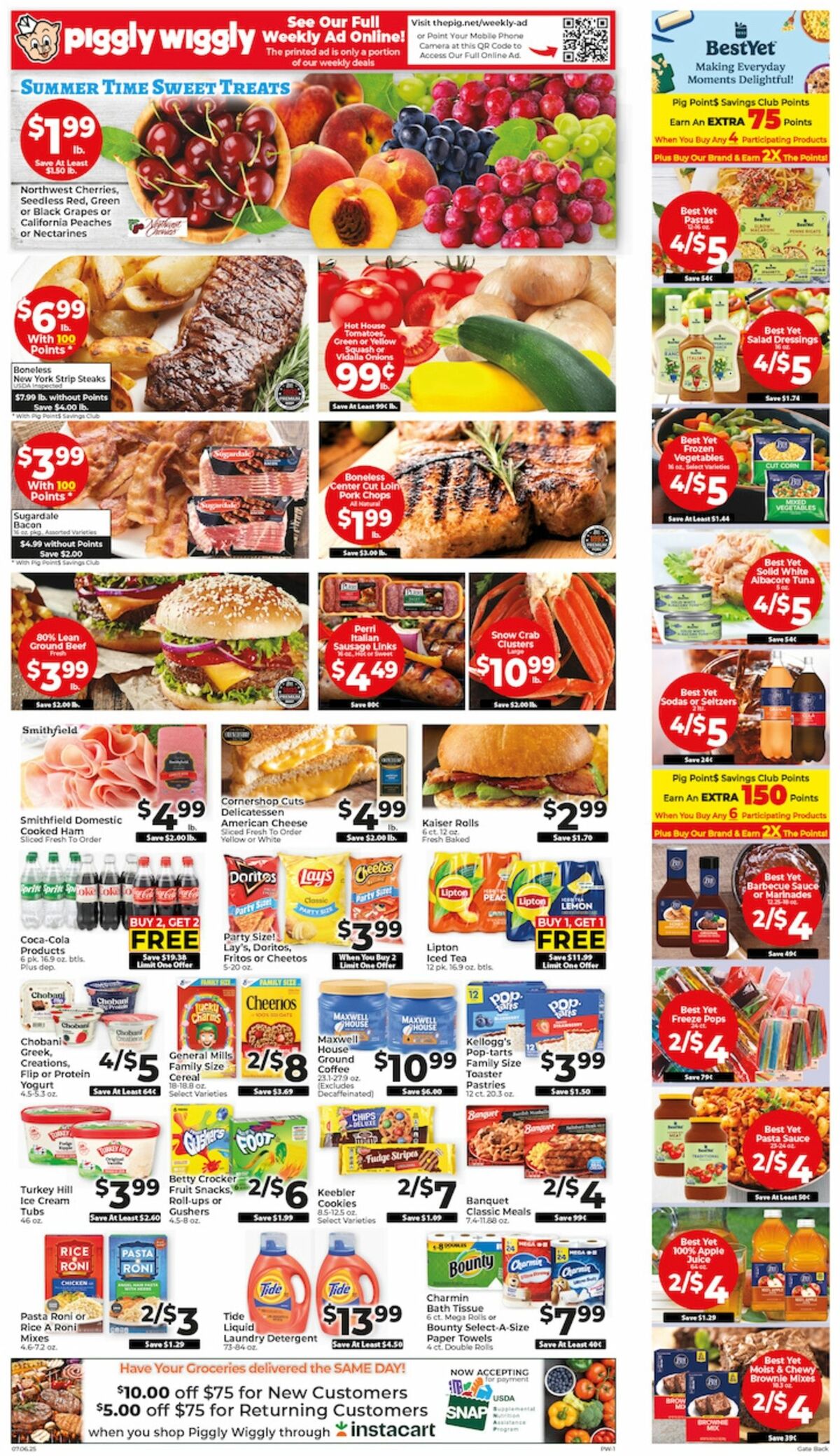 Piggly Wiggly Weekly Ad from July 6