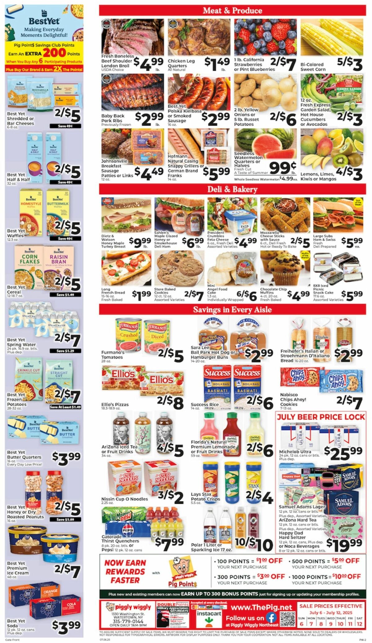 Piggly Wiggly Weekly Ad from July 6