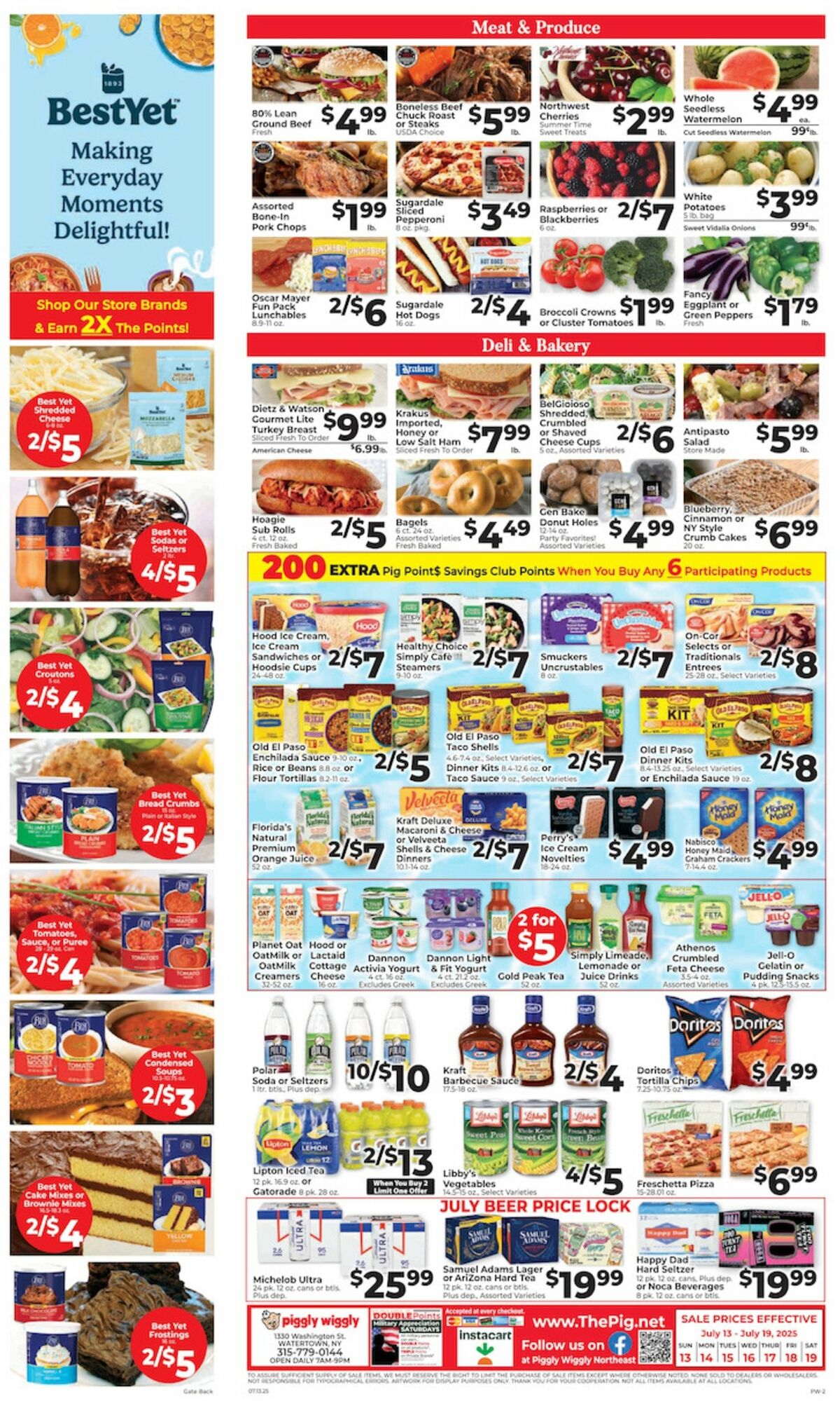 Piggly Wiggly Weekly Ad from July 13