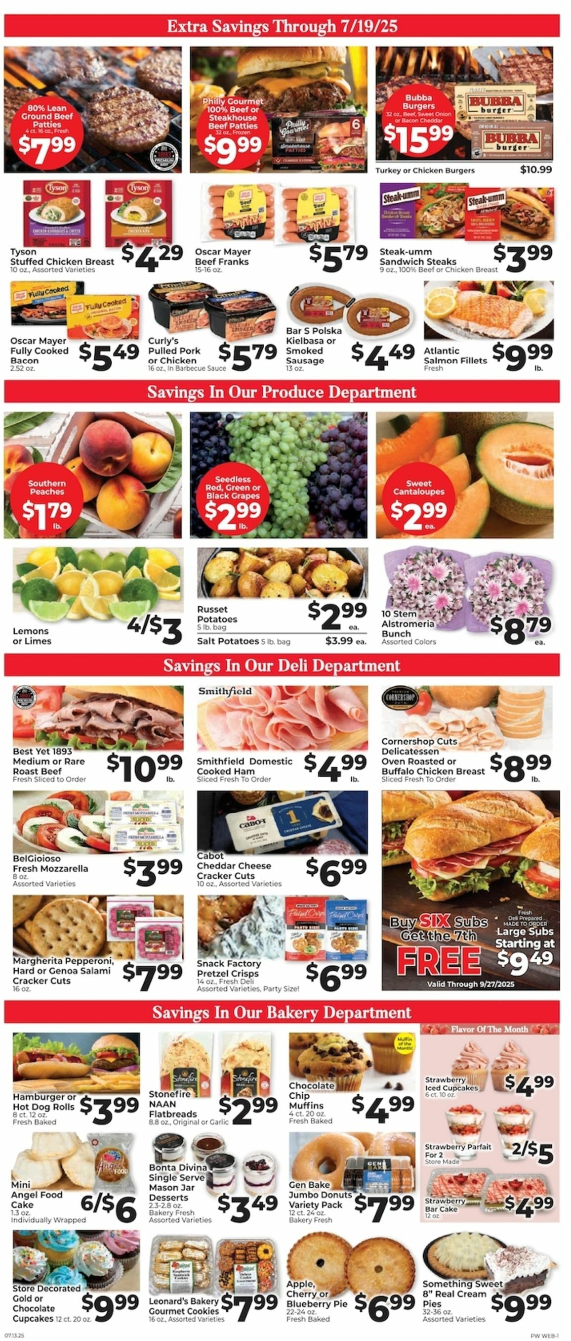 Piggly Wiggly Weekly Ad from July 13