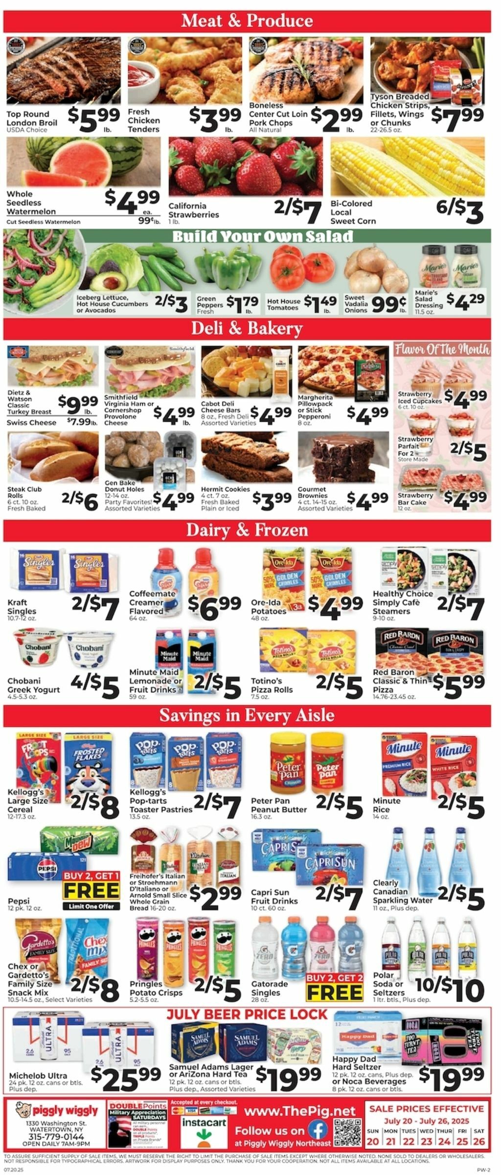 Piggly Wiggly Weekly Ad from July 20