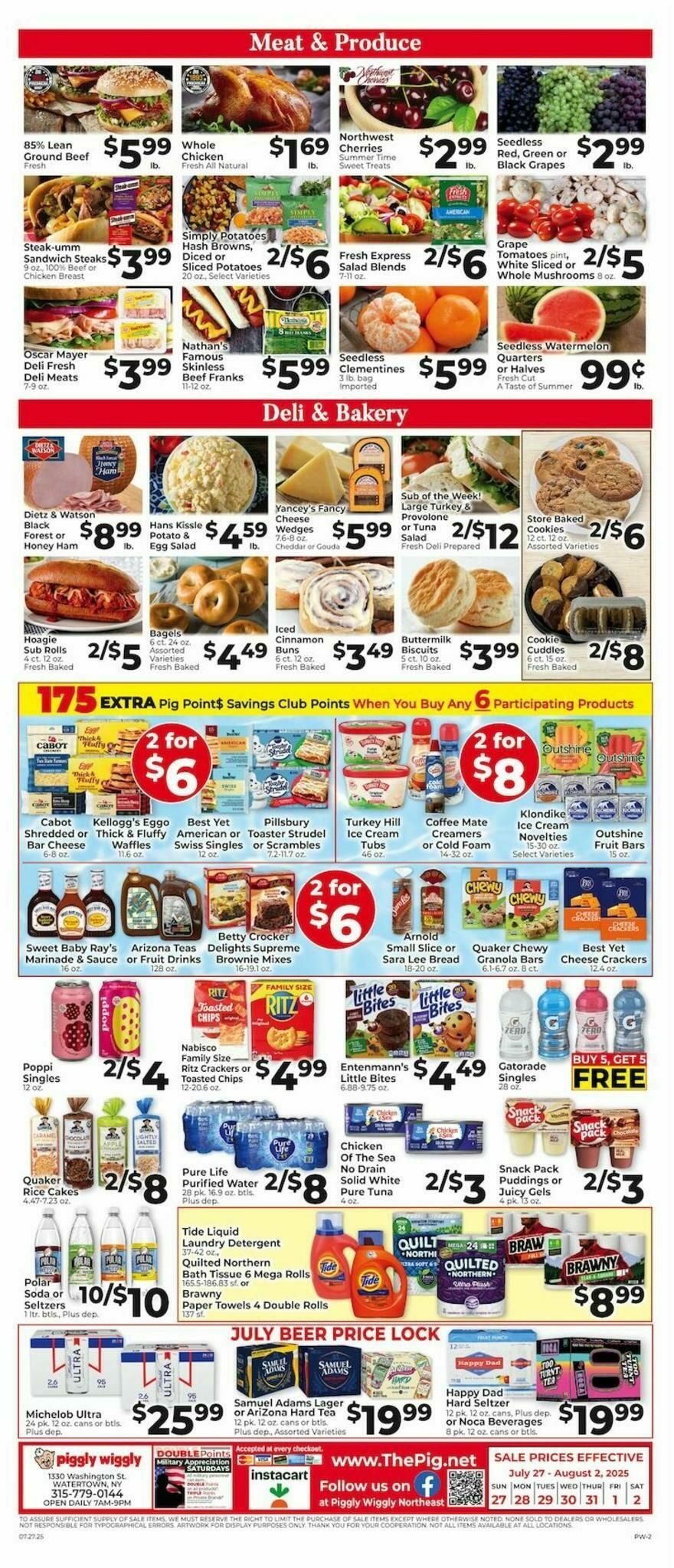 Piggly Wiggly Weekly Ad from July 27