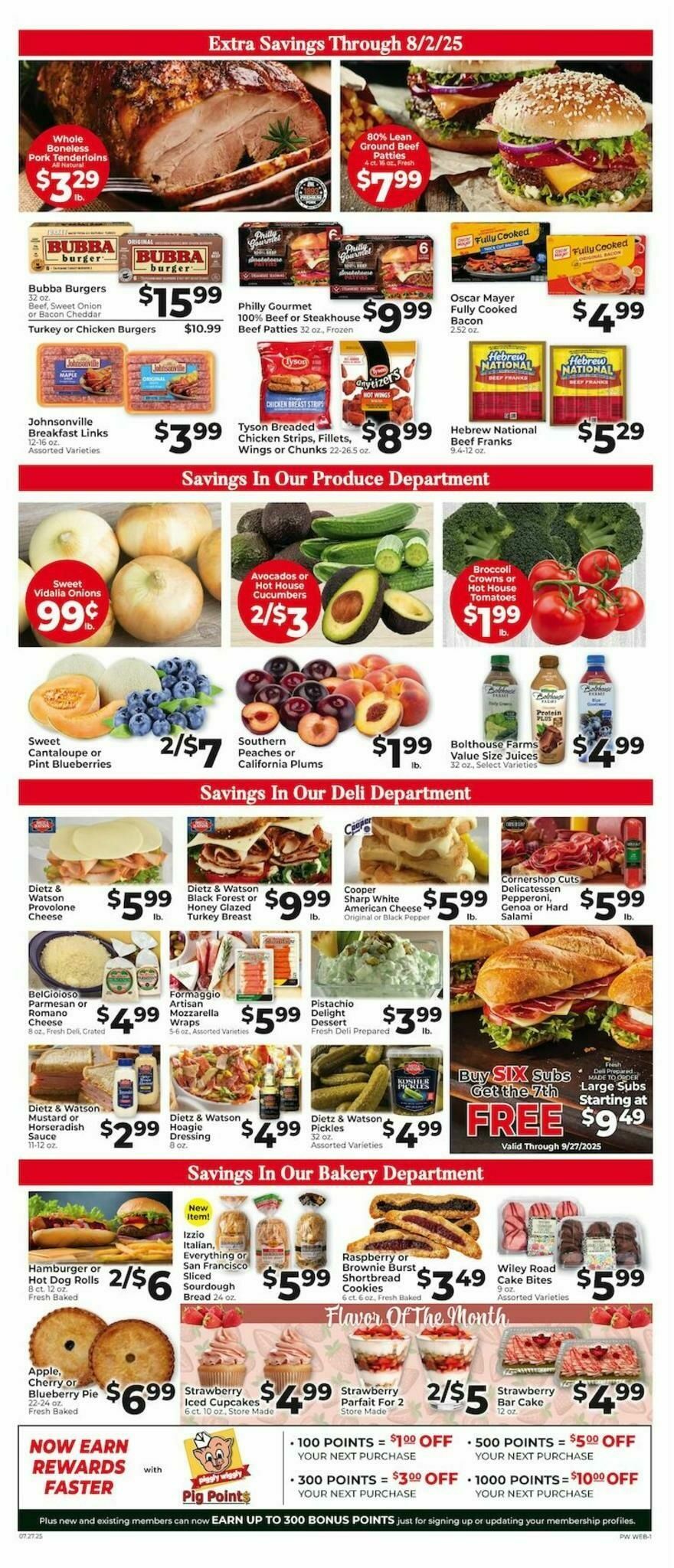Piggly Wiggly Weekly Ad from July 27