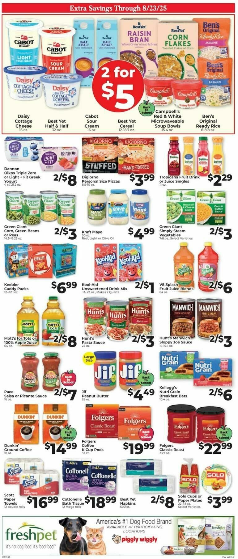Piggly Wiggly Weekly Ad from August 17