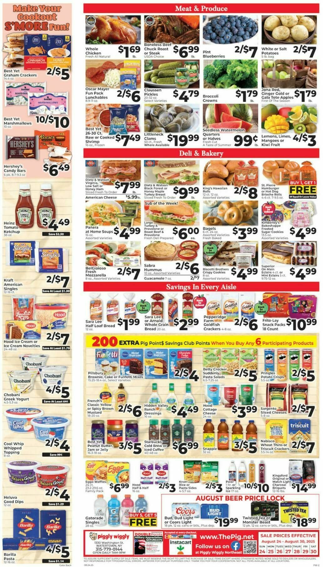 Piggly Wiggly Weekly Ad from August 24