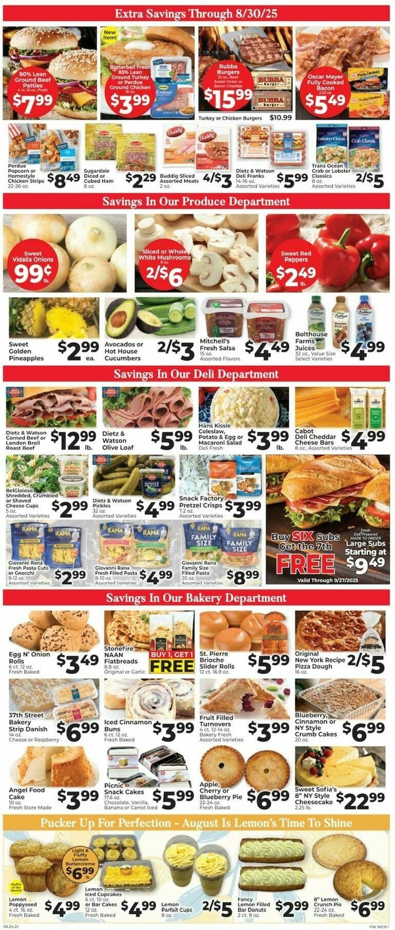 Piggly Wiggly Weekly Ad from August 24