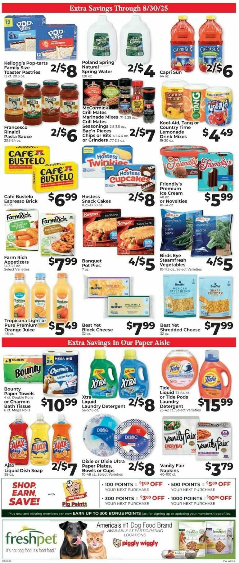 Piggly Wiggly Weekly Ad from August 24