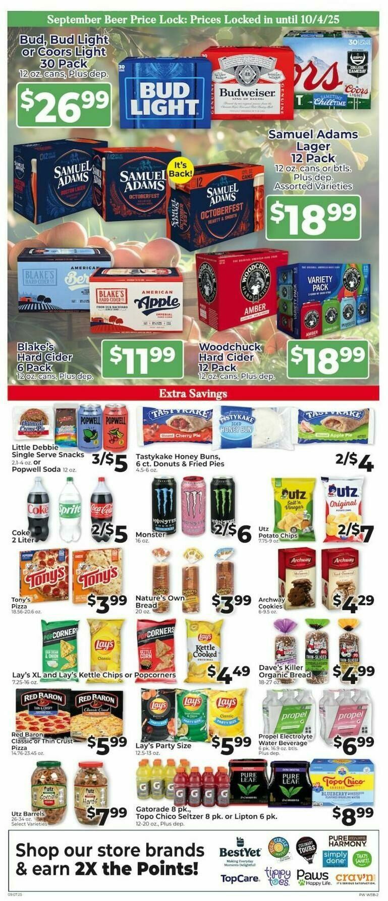 Piggly Wiggly Weekly Ad from September 7