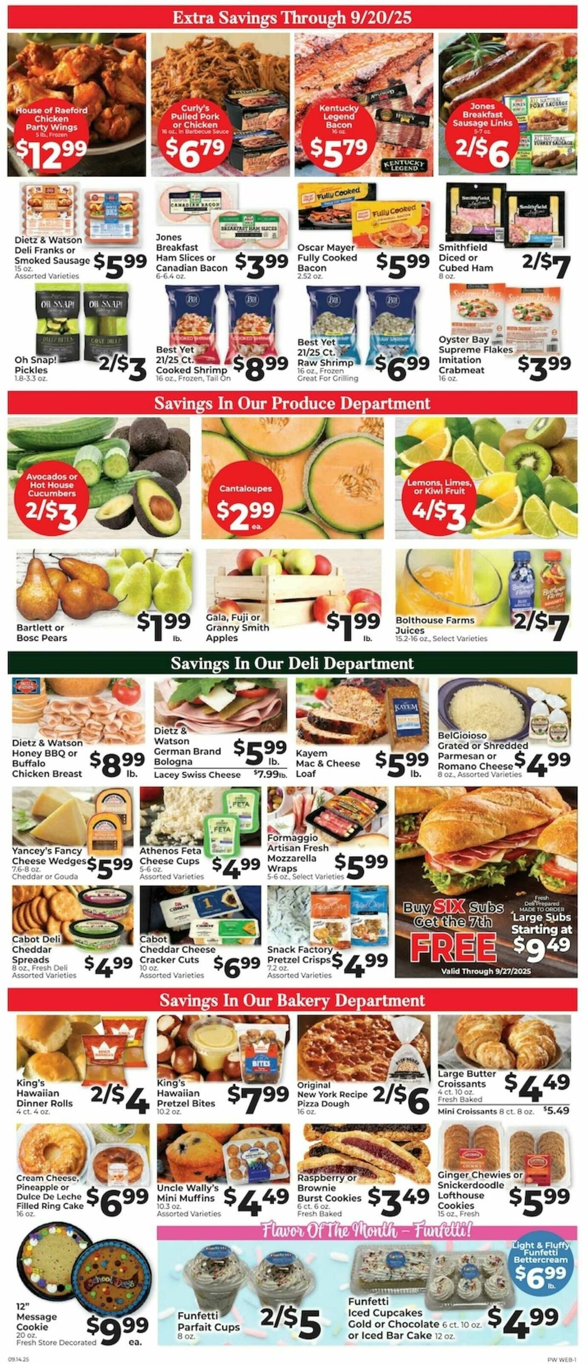 Piggly Wiggly Weekly Ad from September 14