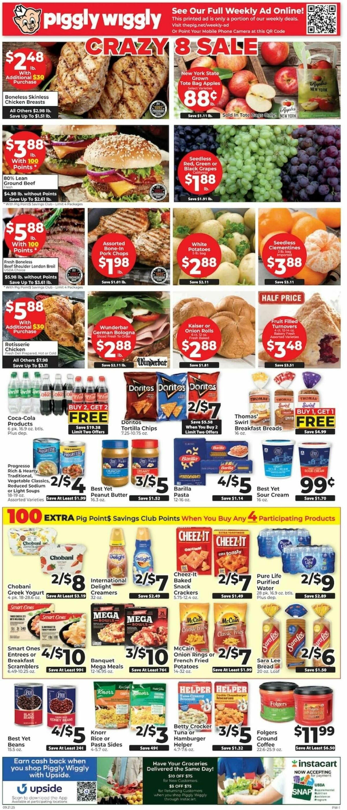 Piggly Wiggly Weekly Ad from September 21