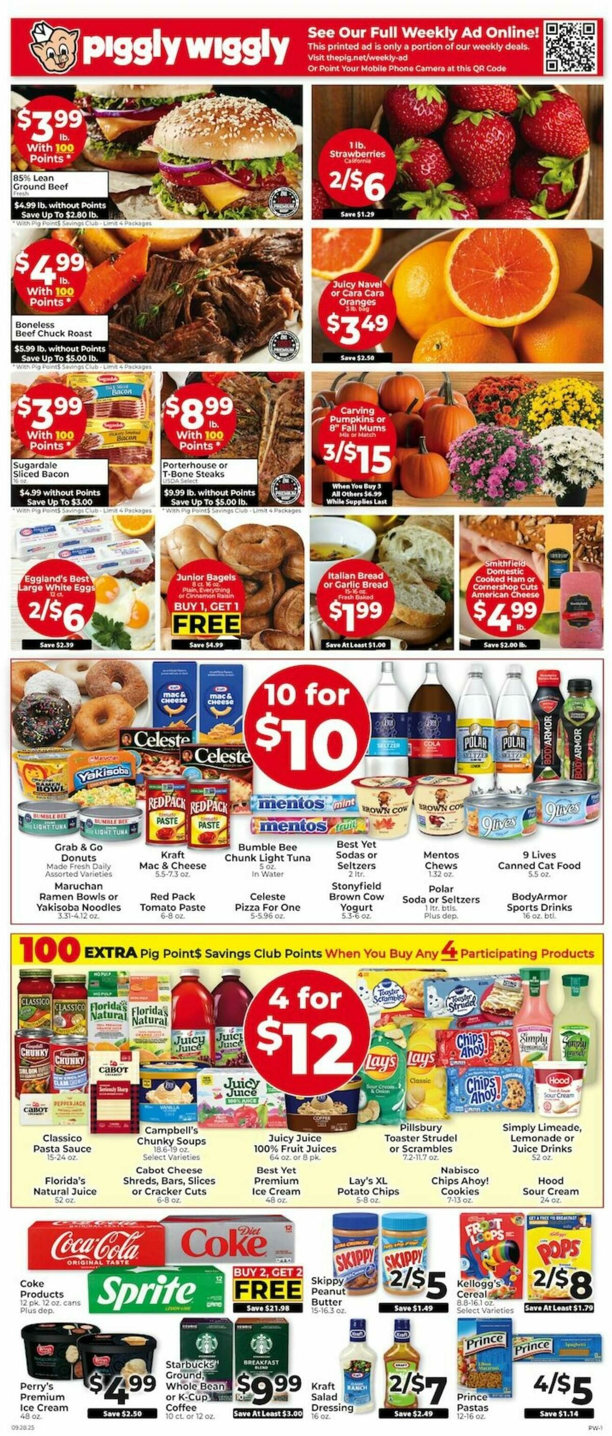 Piggly Wiggly Weekly Ad from September 28