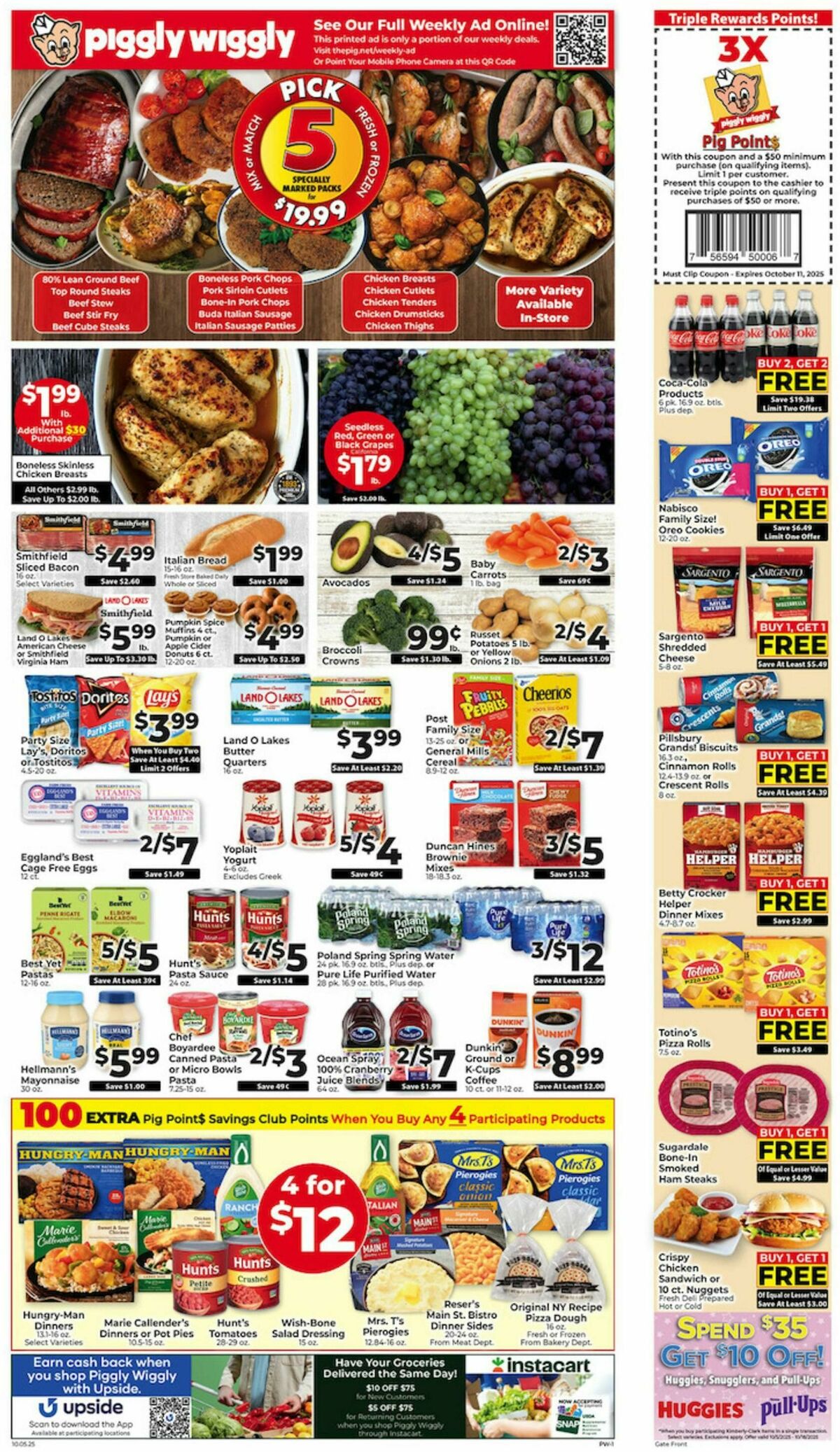 Piggly Wiggly Weekly Ad from October 5