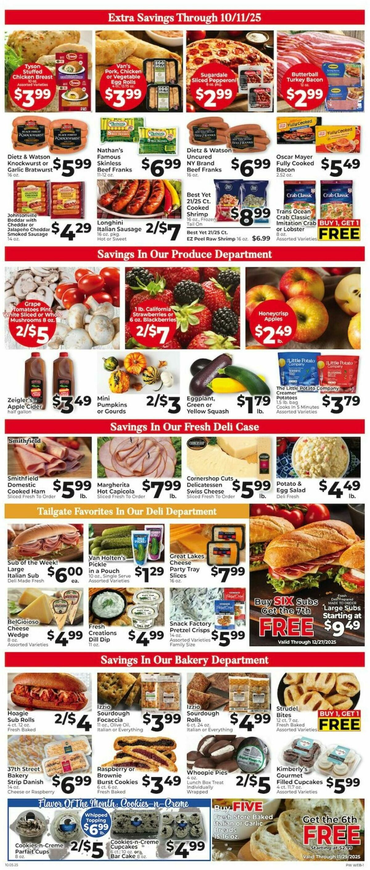 Piggly Wiggly Weekly Ad from October 5