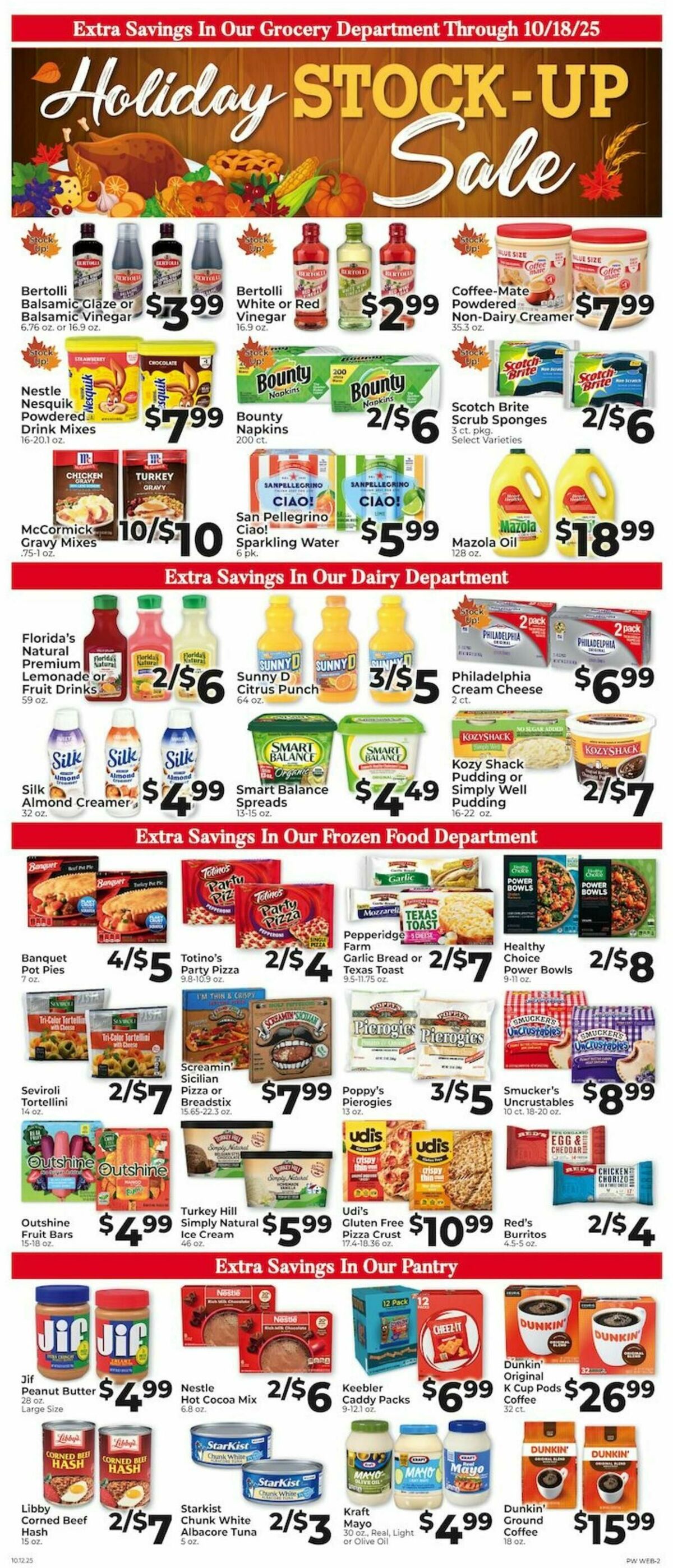 Piggly Wiggly Weekly Ad from October 12