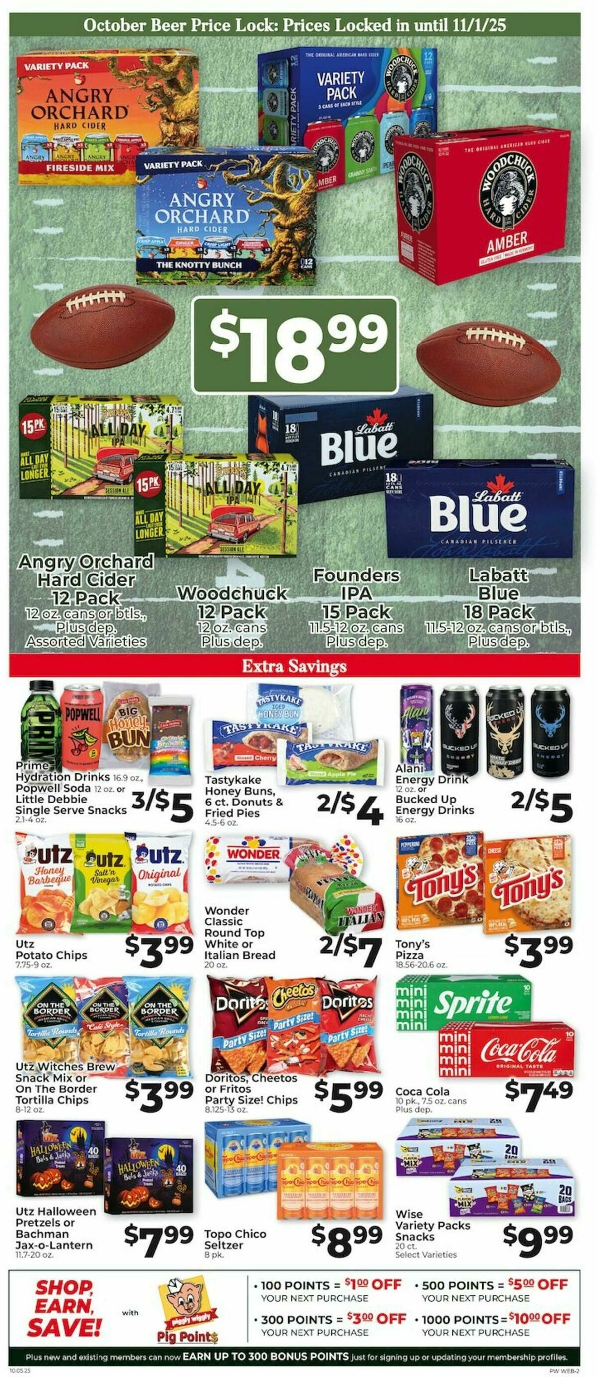 Piggly Wiggly Weekly Ad from October 12