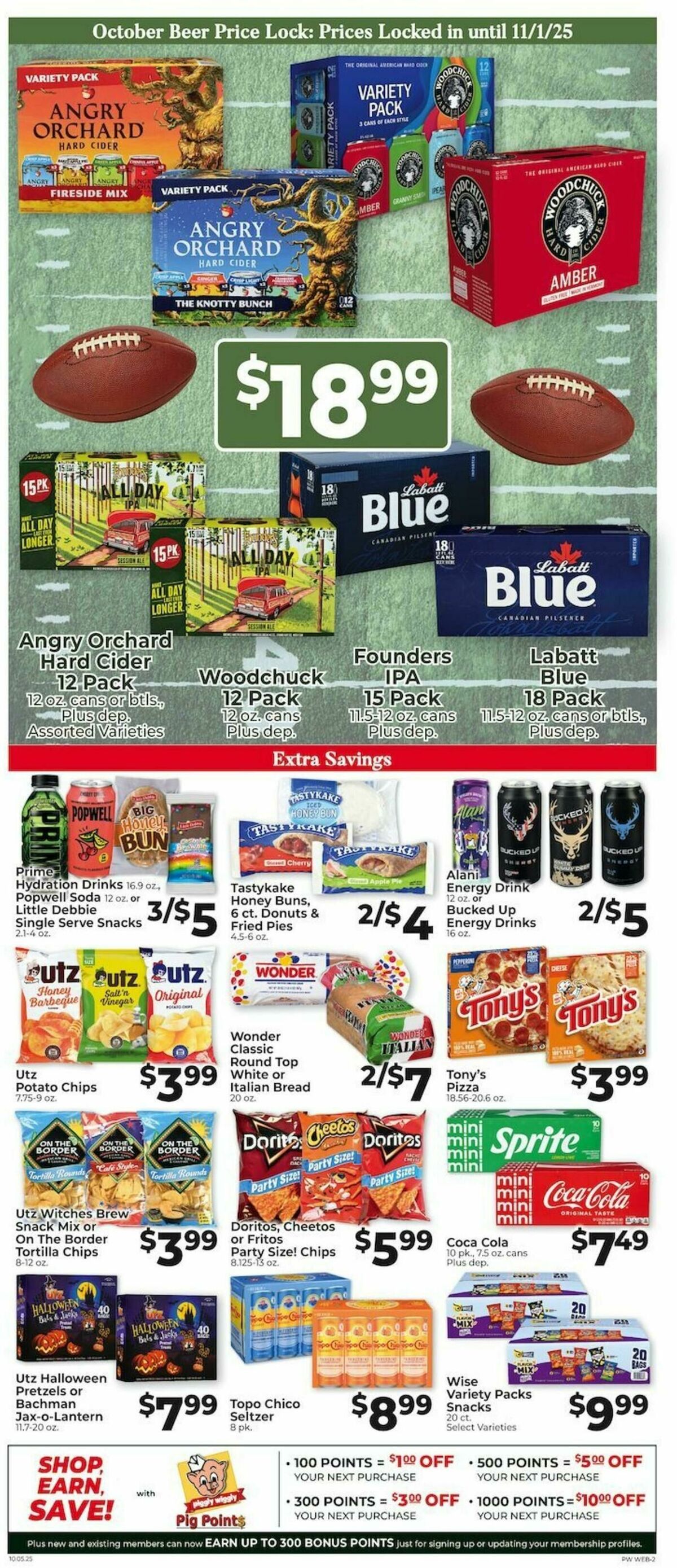 Piggly Wiggly Weekly Ad from October 19