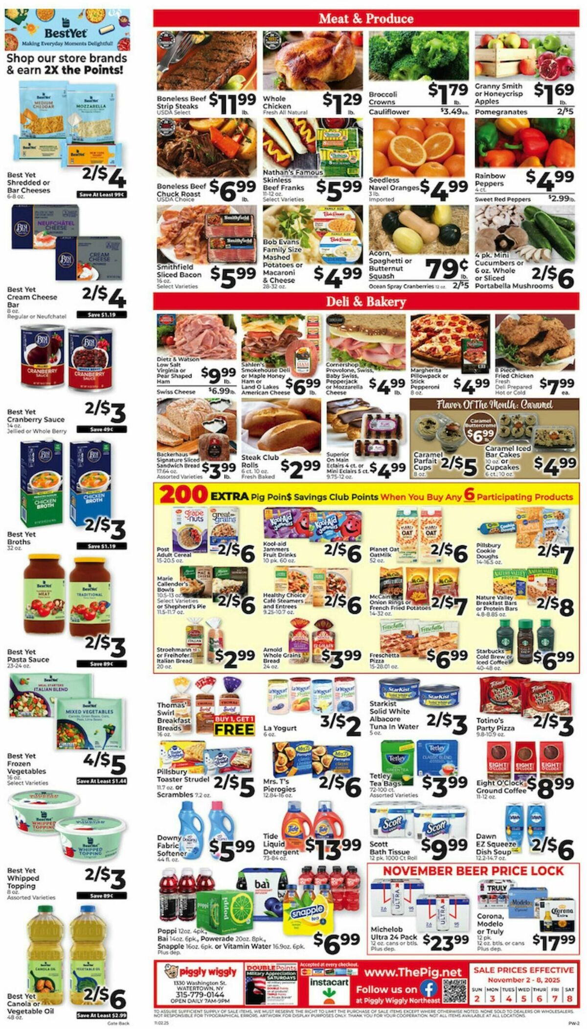 Piggly Wiggly Weekly Ad from November 2