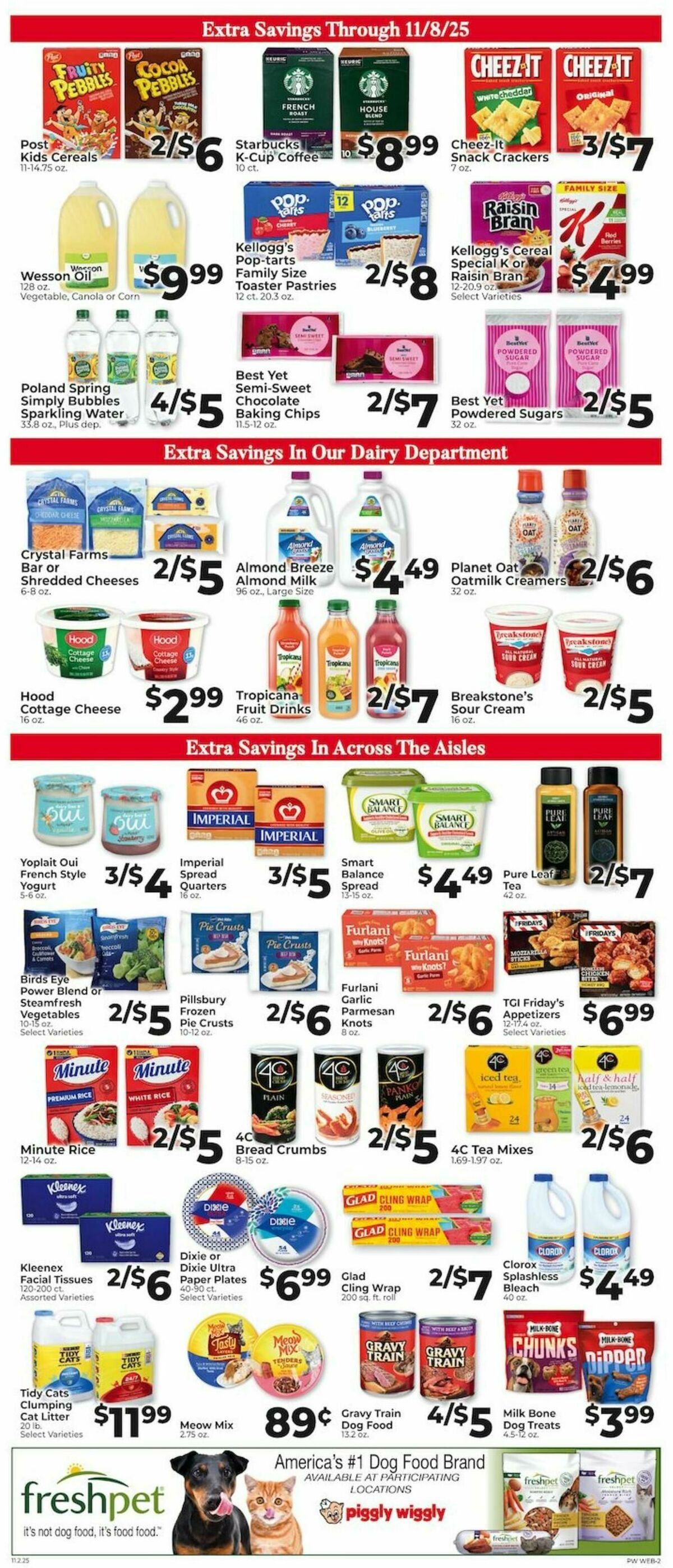 Piggly Wiggly Weekly Ad from November 2