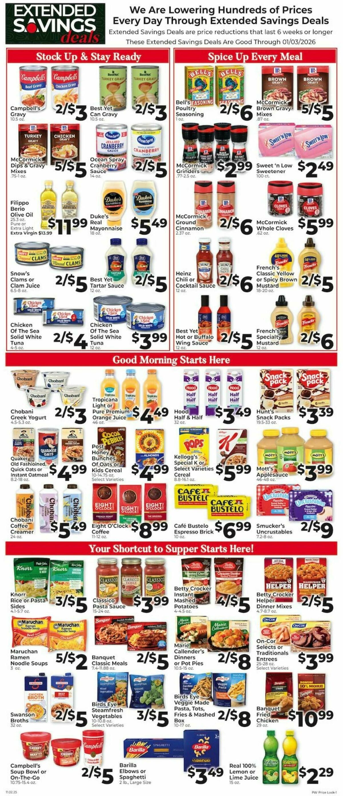 Piggly Wiggly Weekly Ad from November 2