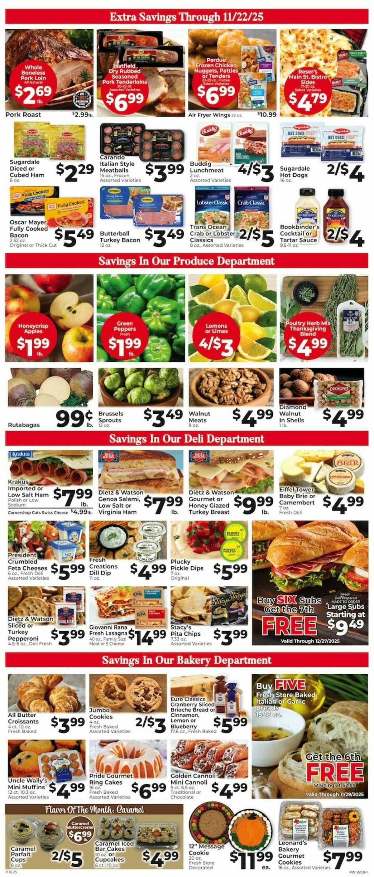 Piggly Wiggly Weekly Ad from November 16