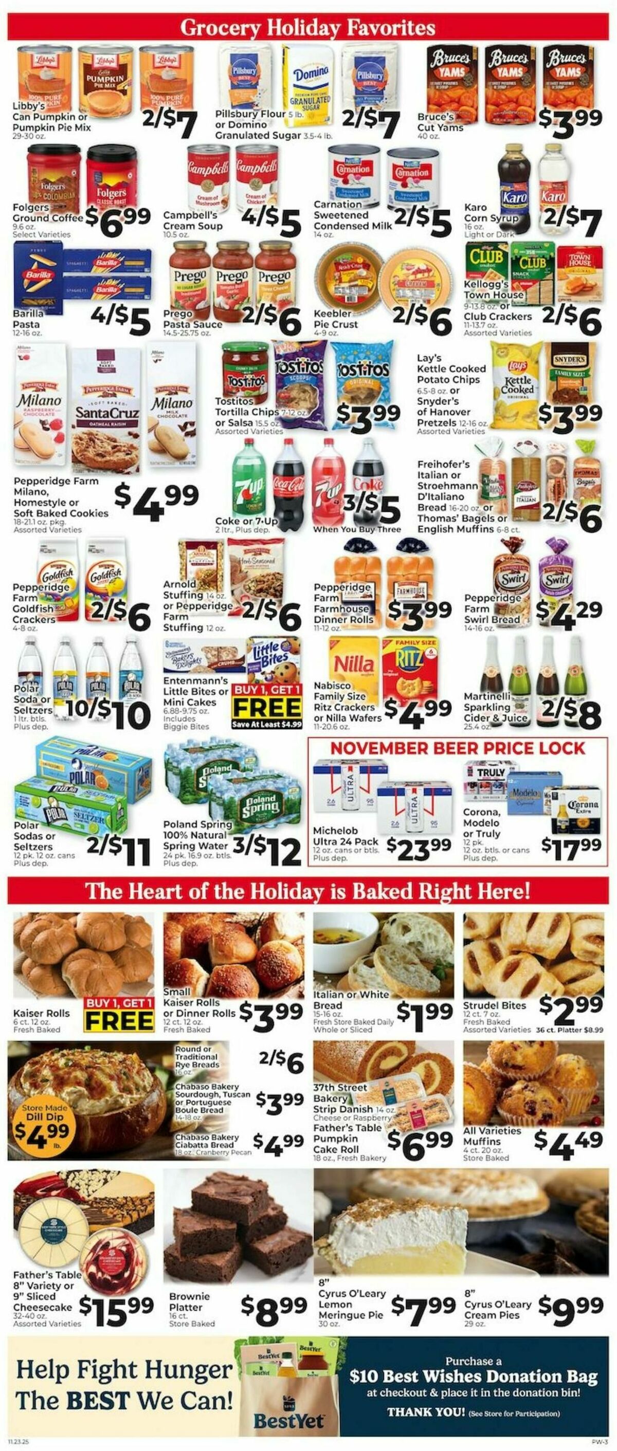 Piggly Wiggly Weekly Ad from November 23
