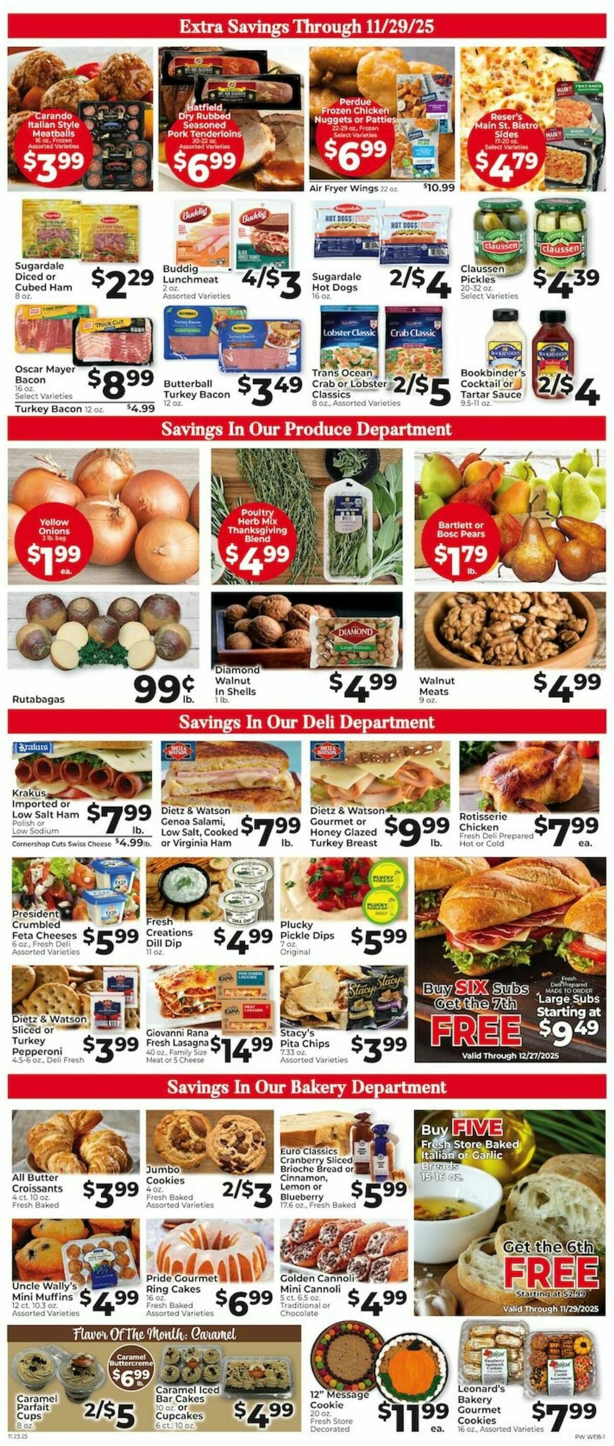 Piggly Wiggly Weekly Ad from November 23