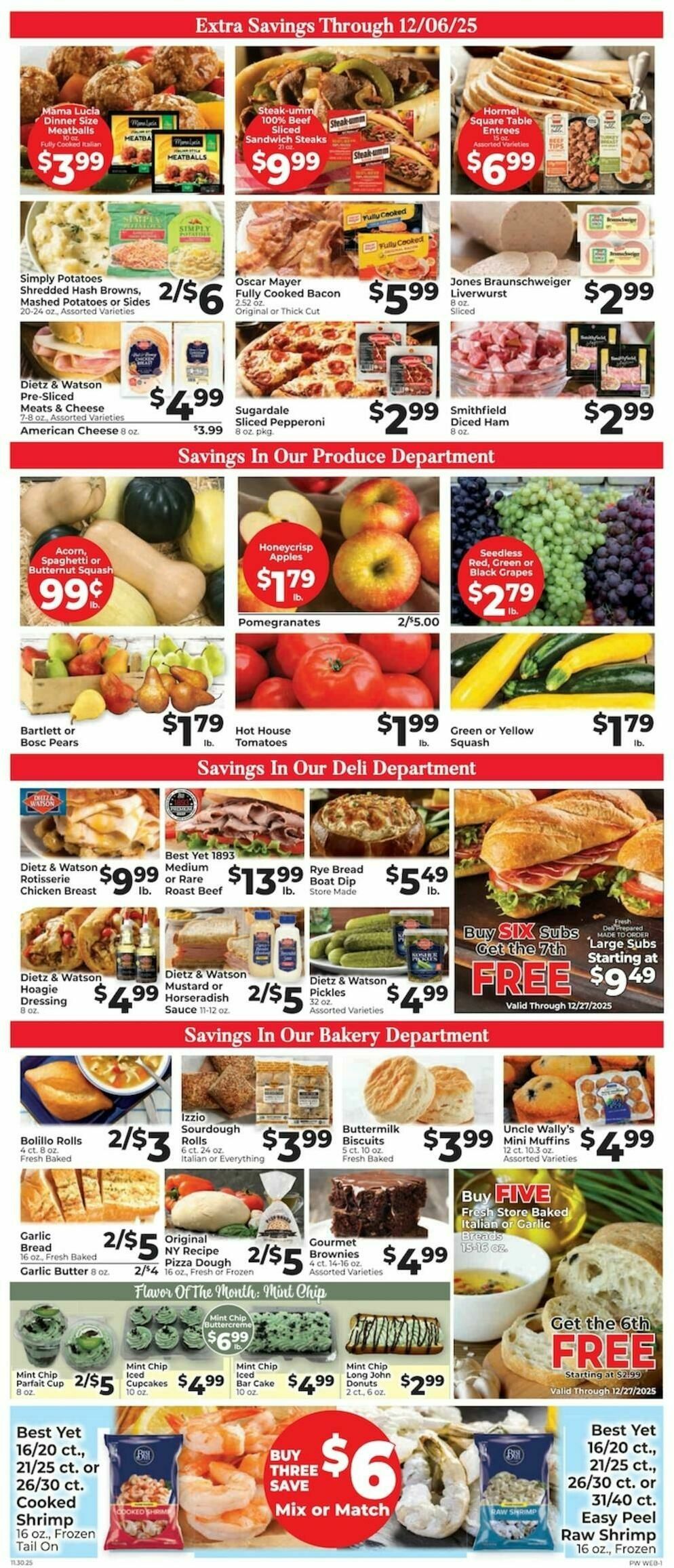 Piggly Wiggly Weekly Ad from November 30