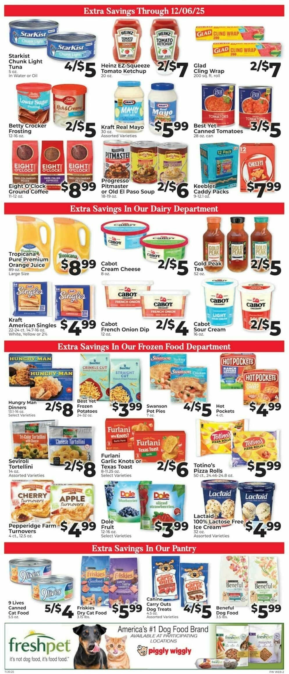 Piggly Wiggly Weekly Ad from November 30