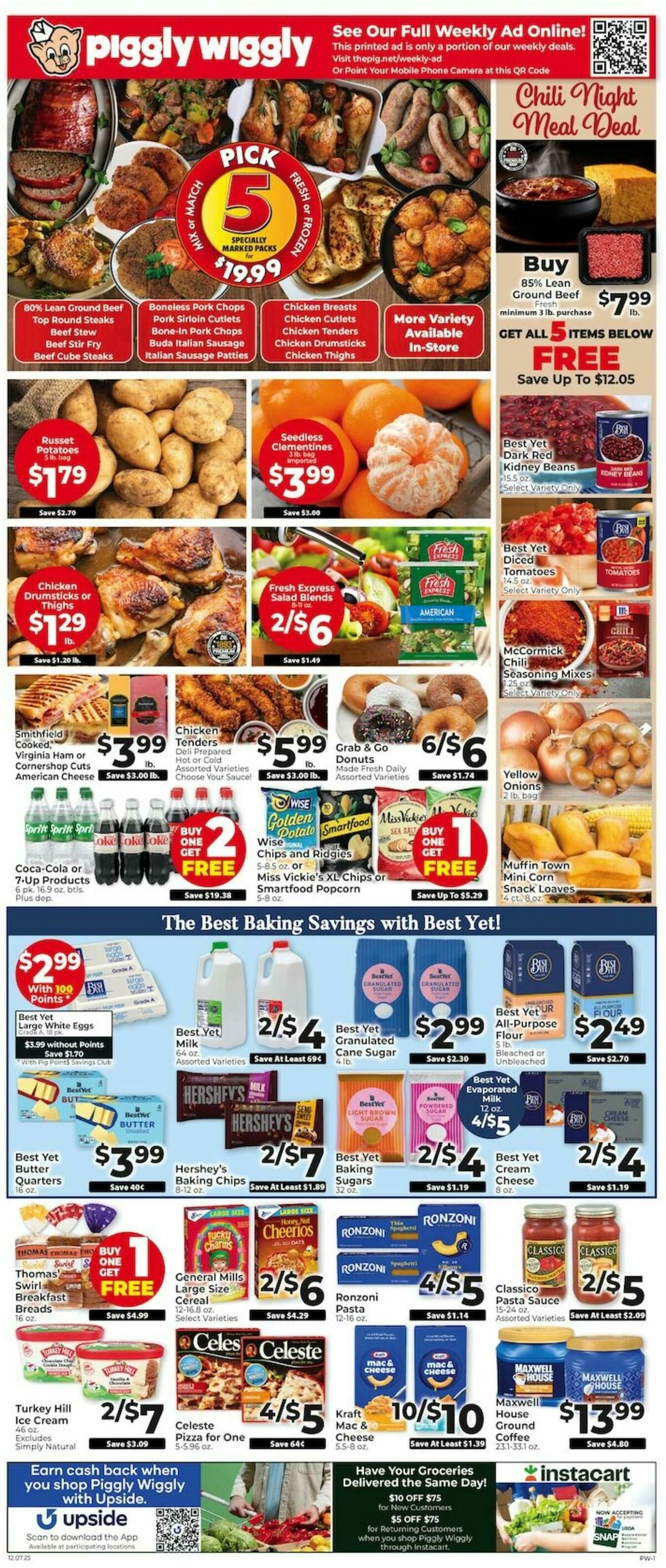 Piggly Wiggly Weekly Ad from December 7