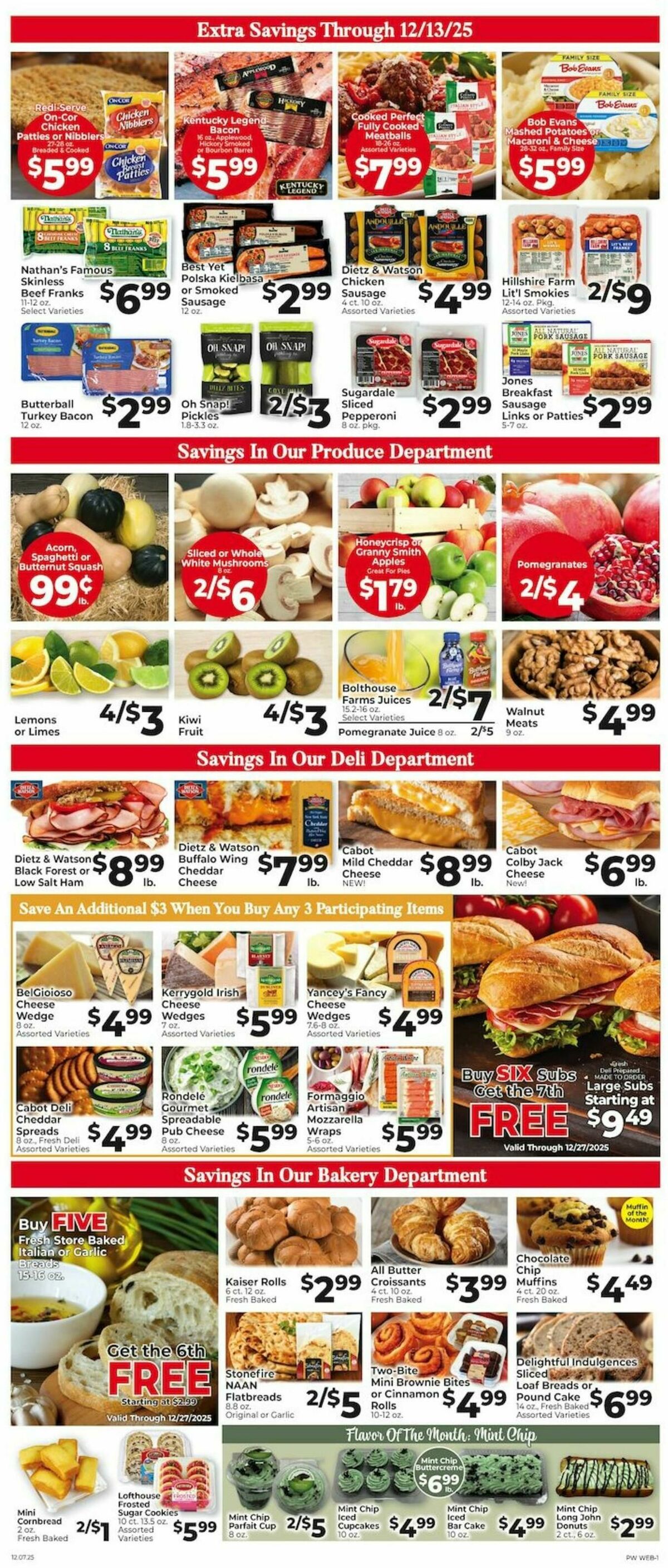 Piggly Wiggly Weekly Ad from December 7