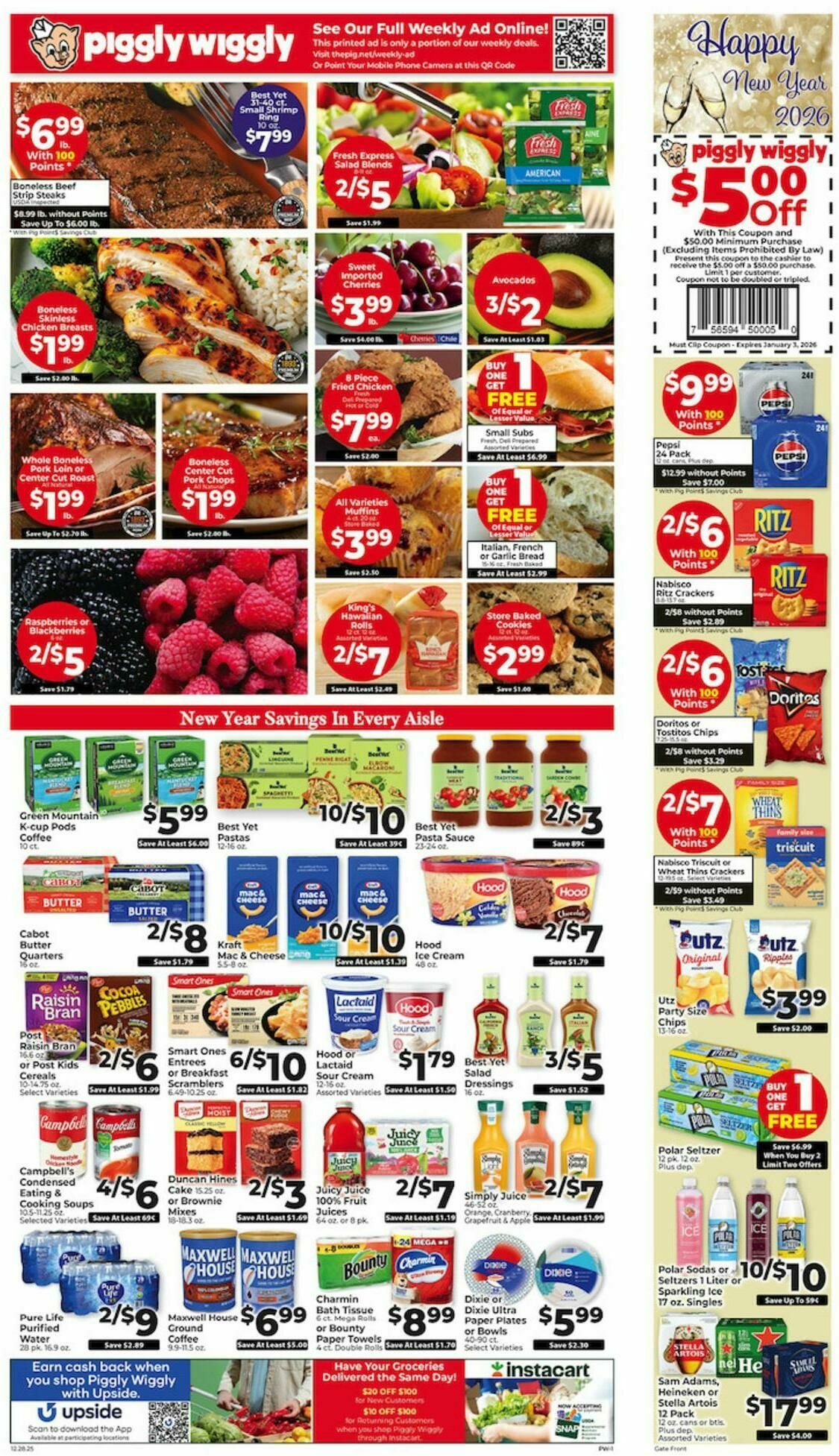 Piggly Wiggly Weekly Ad from December 28