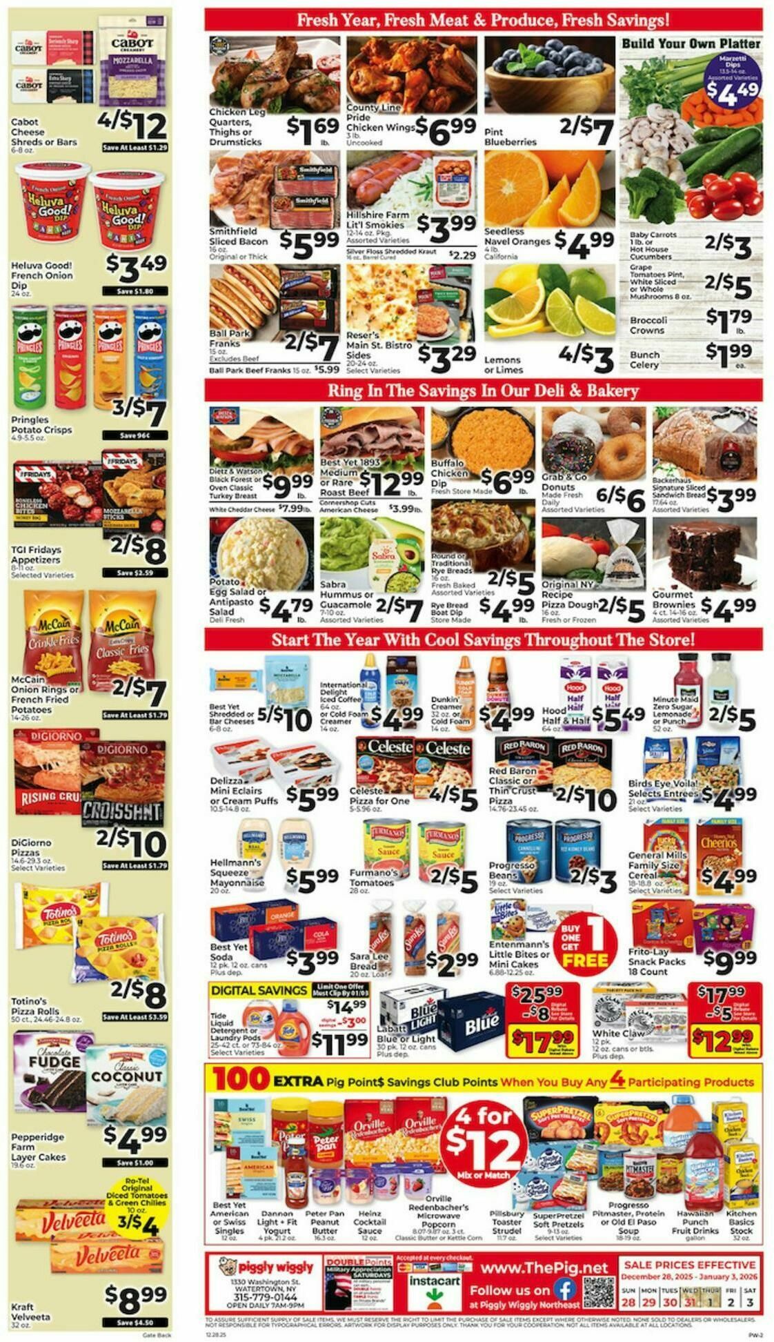 Piggly Wiggly Weekly Ad from December 28