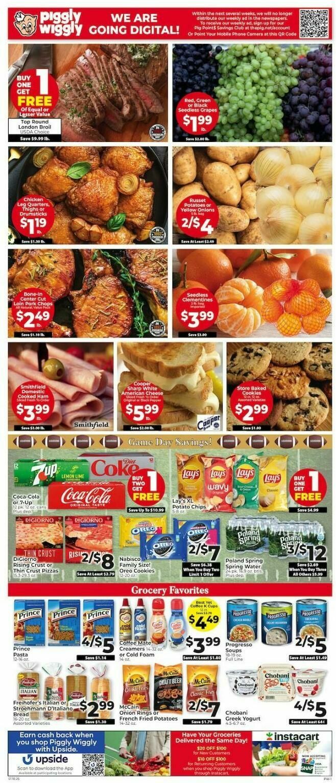 Piggly Wiggly Weekly Ad from January 18