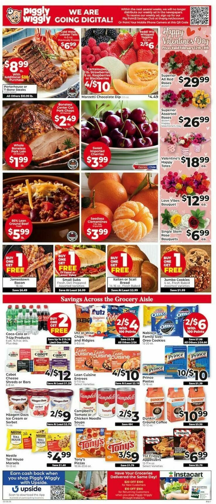 Piggly Wiggly Weekly Ad from February 8
