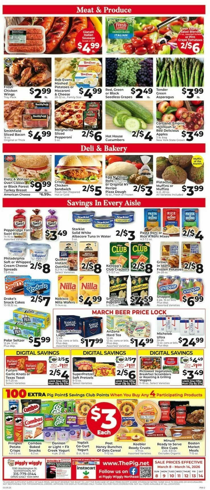 Piggly Wiggly Weekly Ad from March 8